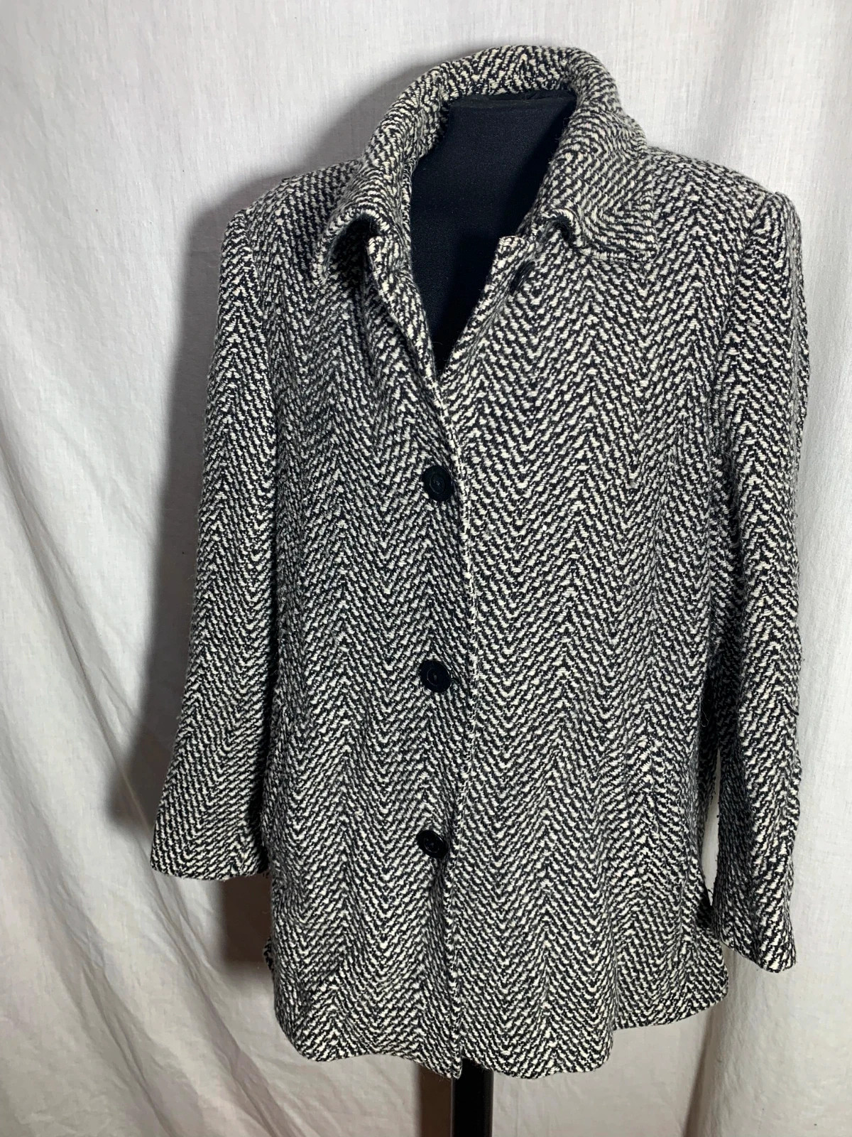 Abrigo de Espiga | Herringbone Coat – Vintage Dressing – taille XXL / 44 / 16 4