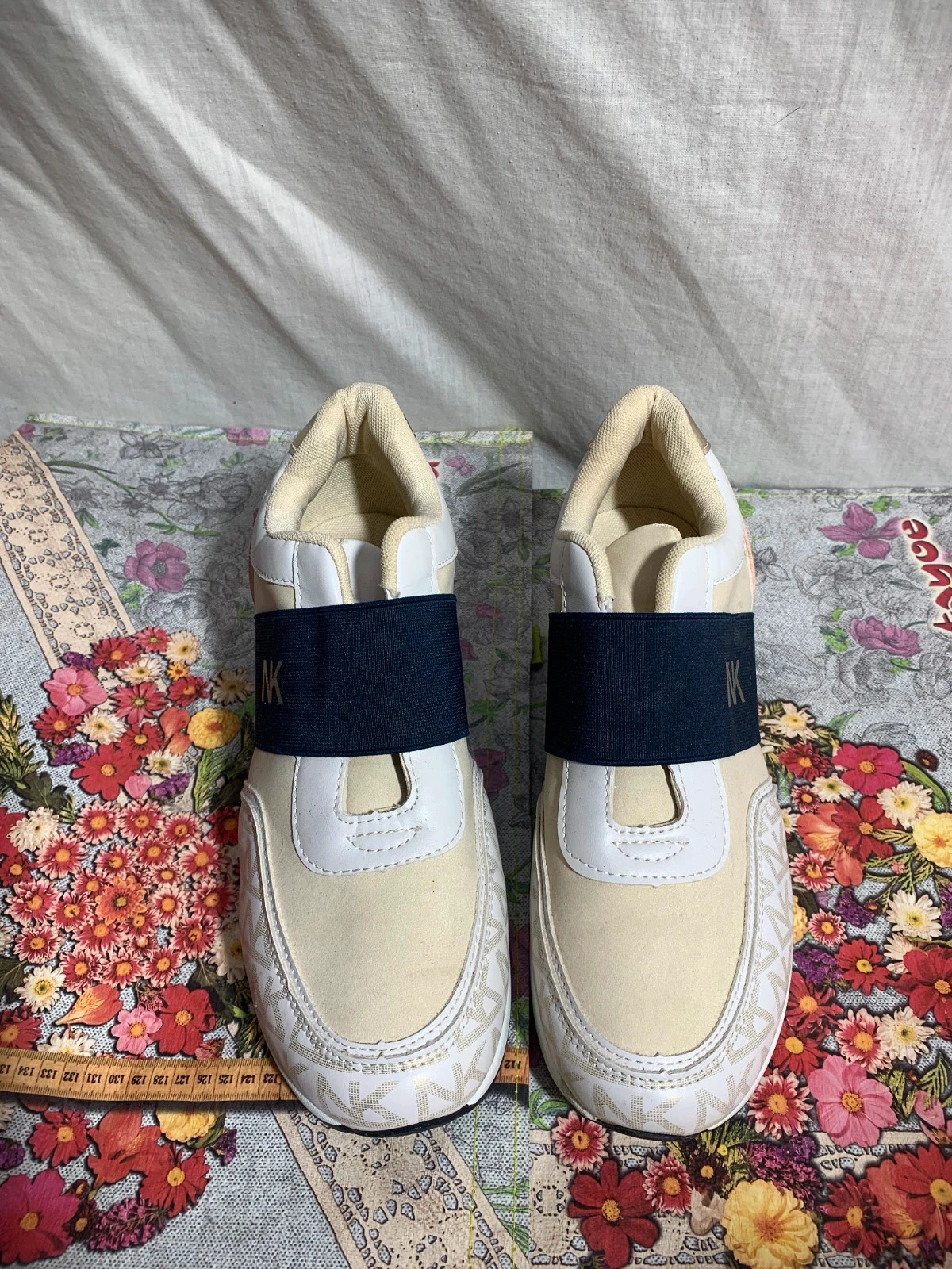 Zapatillas Deportivas Beige y Azul | Beige & Blue Sneakers – taille 40 2