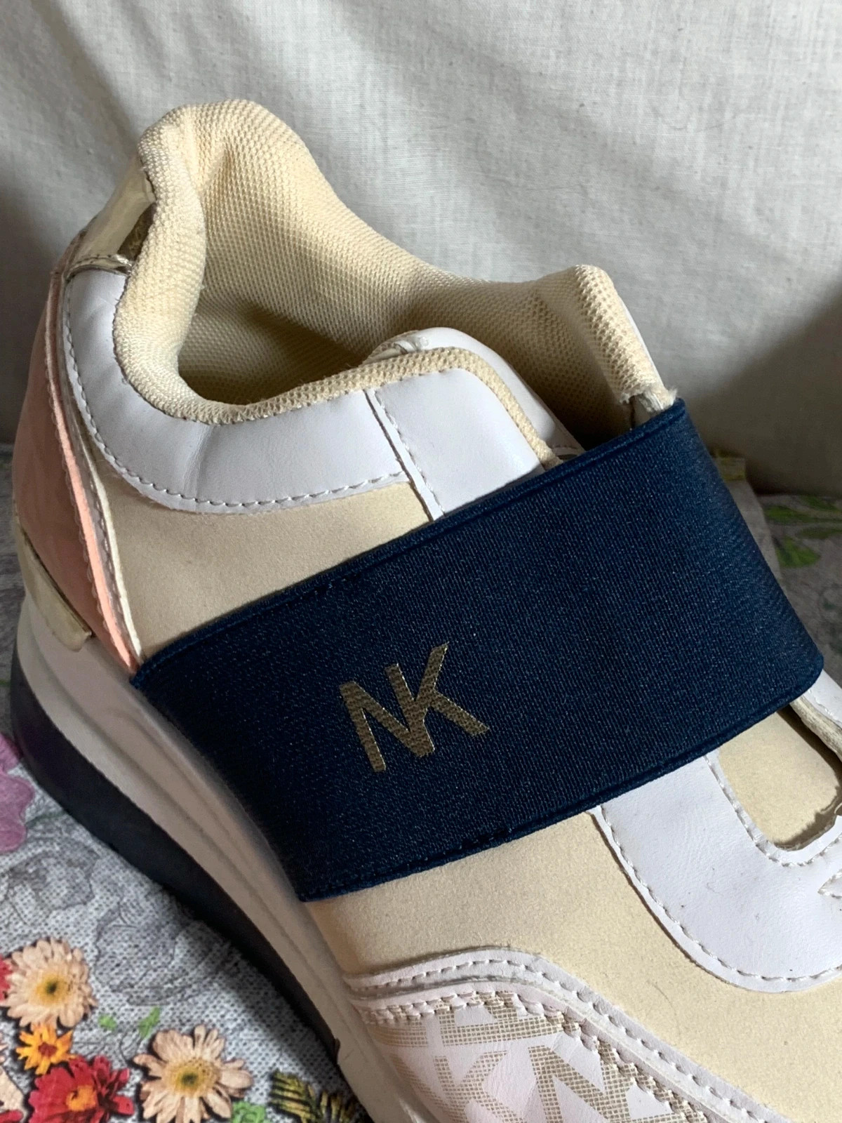 Zapatillas Deportivas Beige y Azul | Beige & Blue Sneakers – taille 40 3