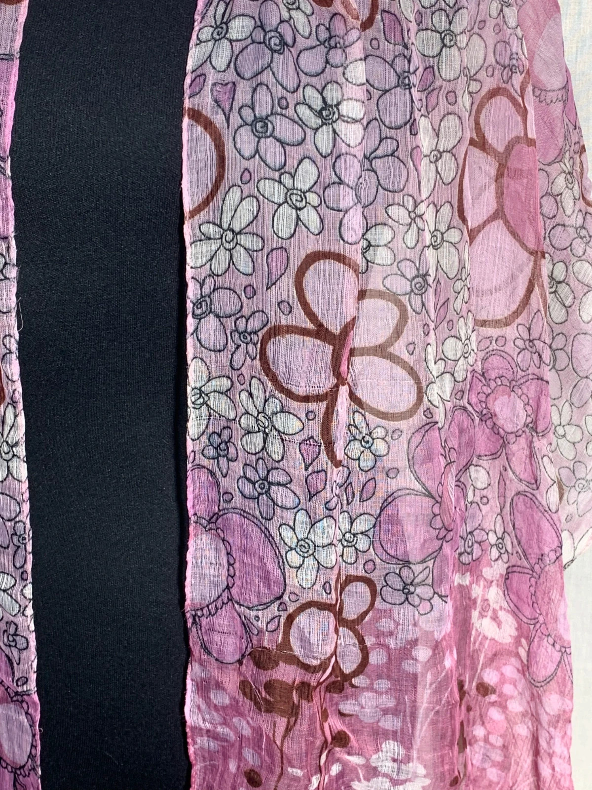 Pañuelo Fular Pareo Floral | Floral Scarf Shawl Sarong – Accessories 5