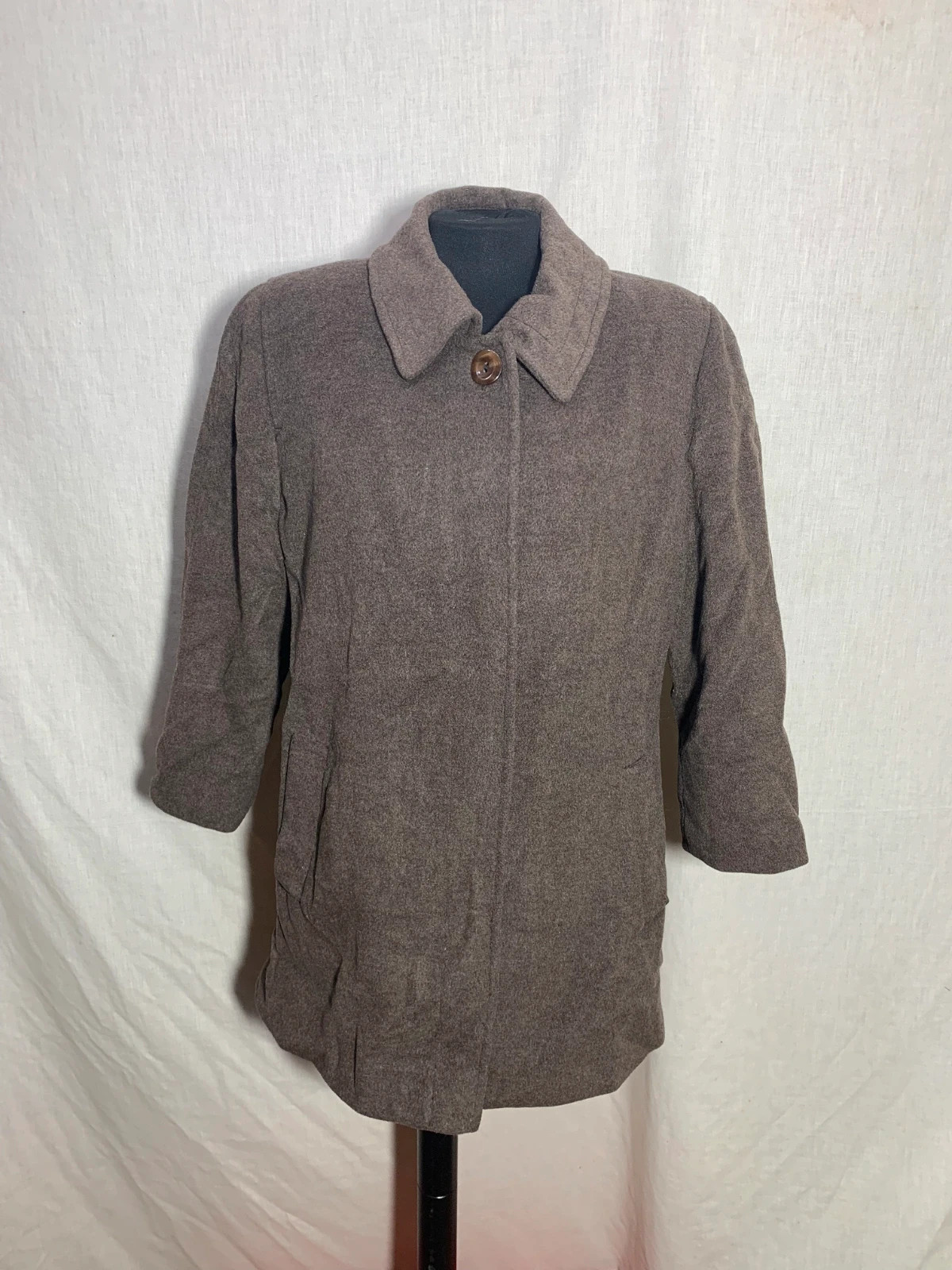Abrigo Marrón | Brown Coat – Vintage Dressing – taille 4XL / 48 / 20