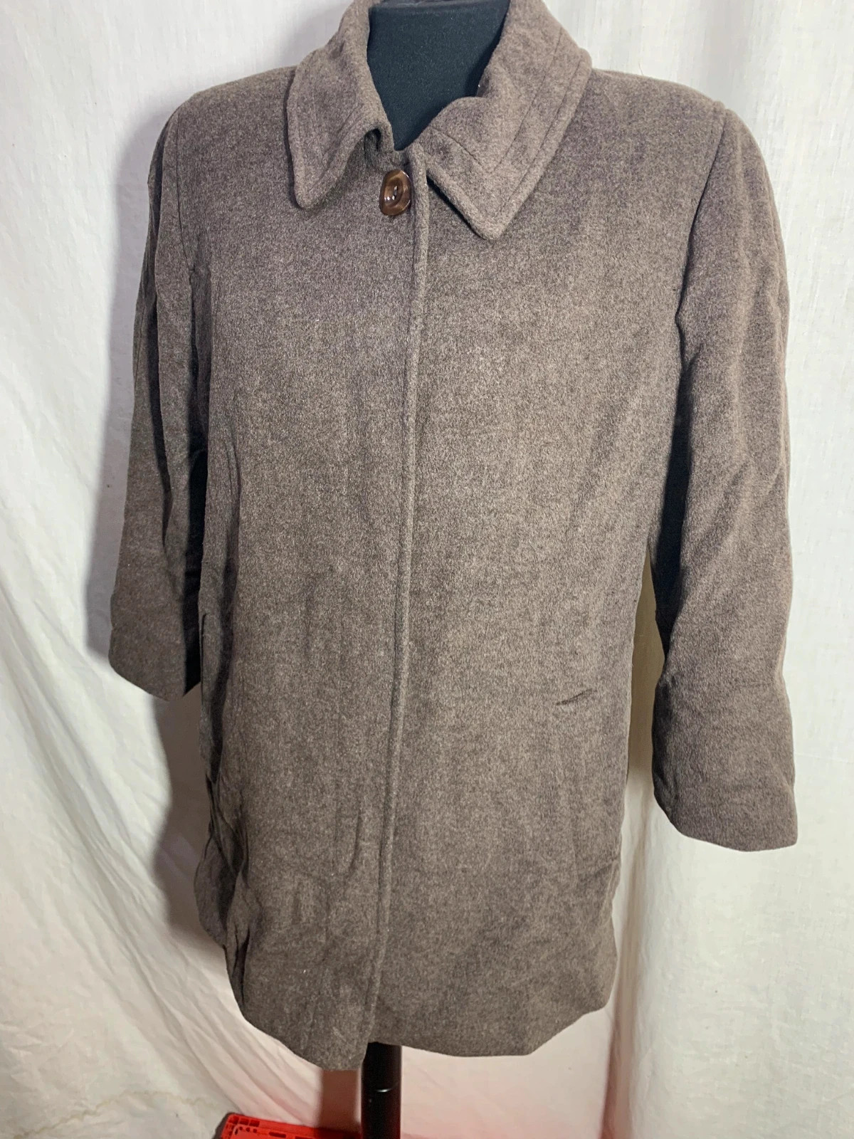 Abrigo Marrón | Brown Coat – Vintage Dressing – taille 4XL / 48 / 20 5