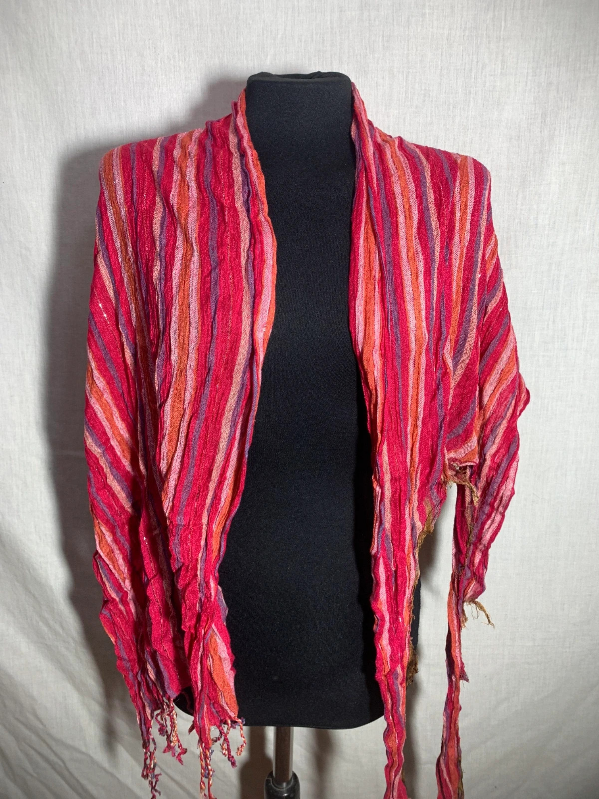 Pañuelo Fular a Rayas | Striped Scarf Shawl – Accessories 4