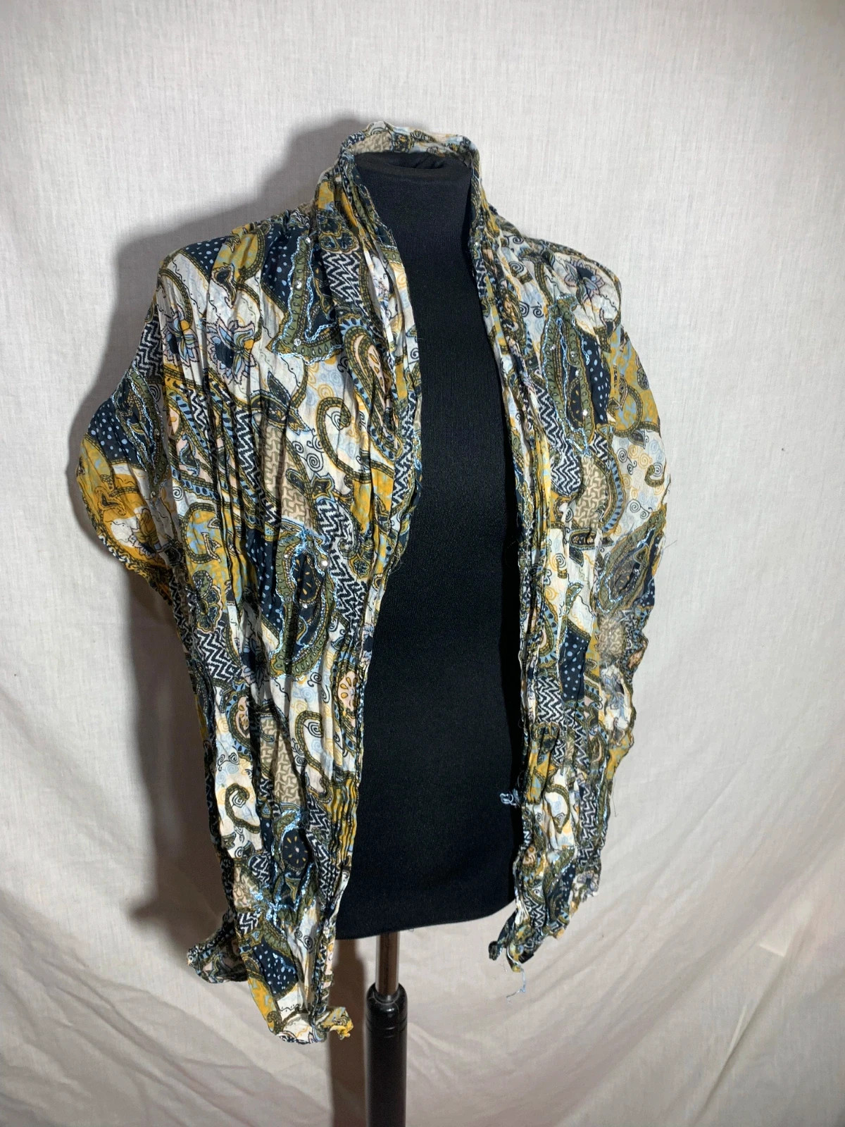 Fular Pañuelo Estampado Paisley | Paisley Print Shawl Scarf – Accessories 4