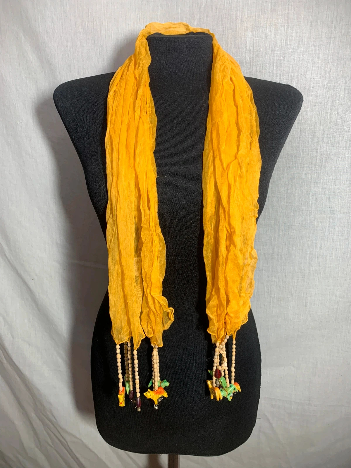 Pañuelo Fular Amarillo | Yellow Scarf Shawl | Amichi