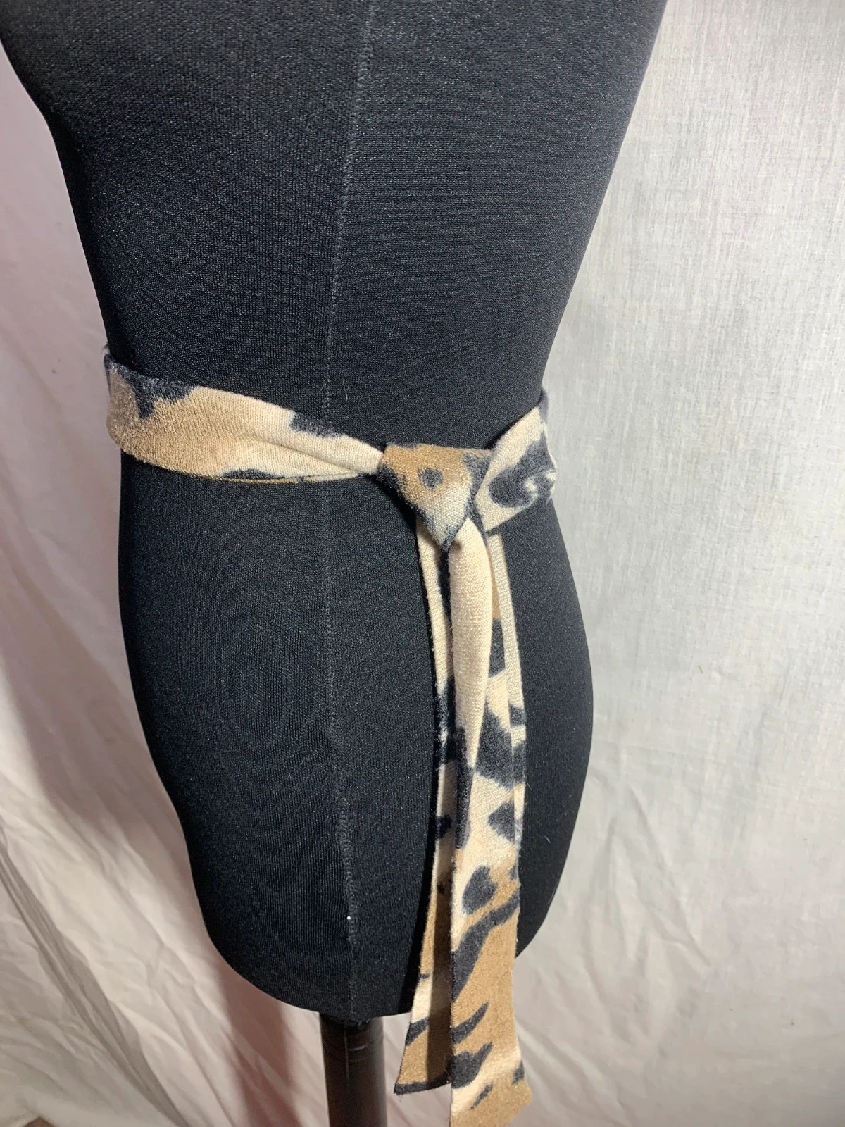 Cinturón de tela animal print | Animal print fabric belt – Leopard – taille Ajustable 2