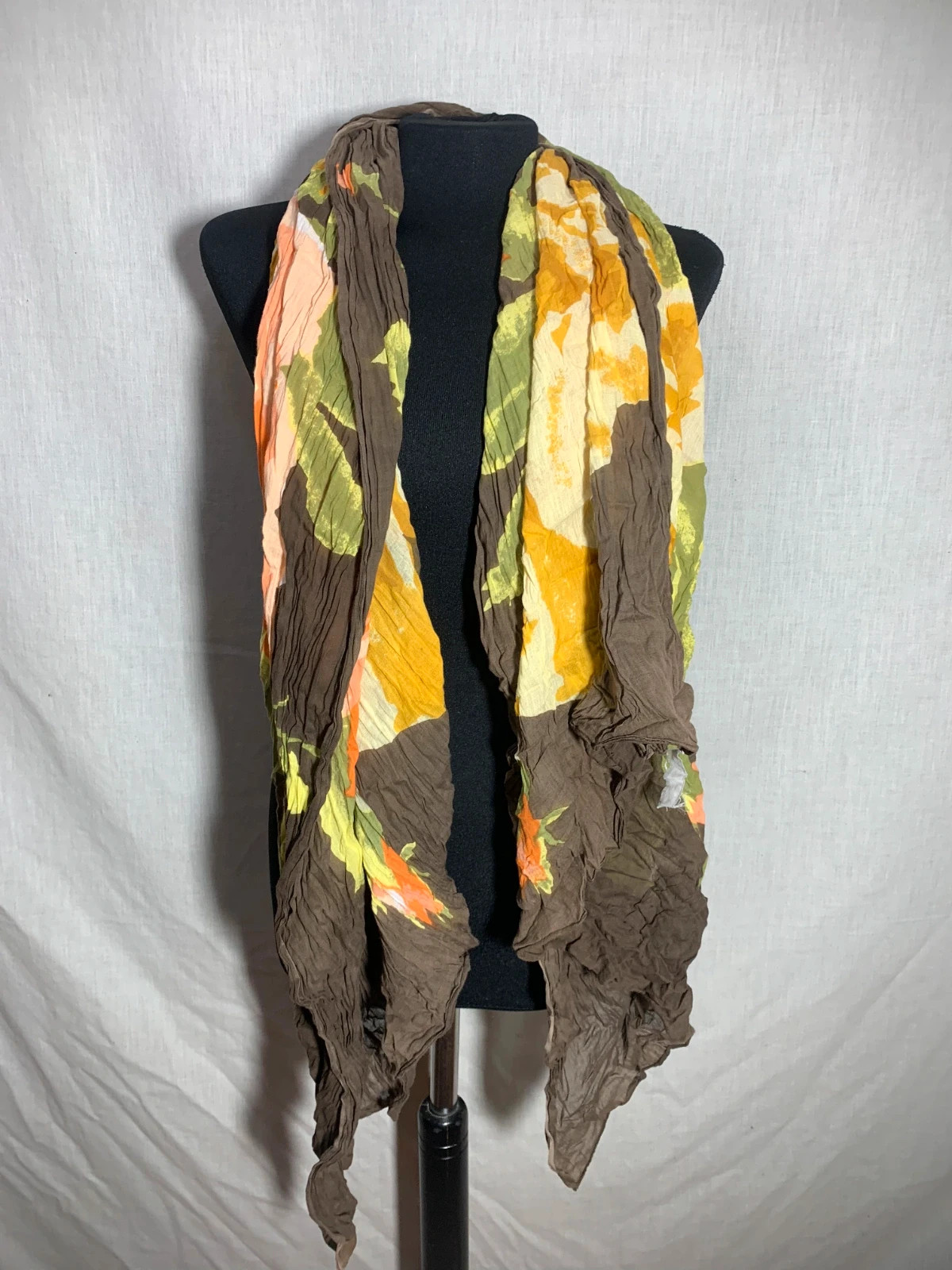 Pañuelo Fular Pareo Floral | Floral Scarf Shawl Sarong – Accessories 4