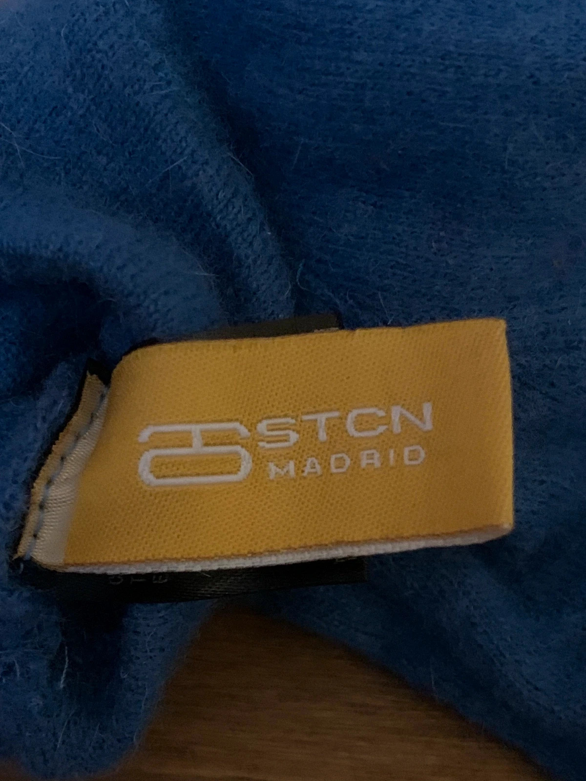Guantes de lana azul | Blue wool gloves | STCN Santacana Madrid – taille Taille unique 4