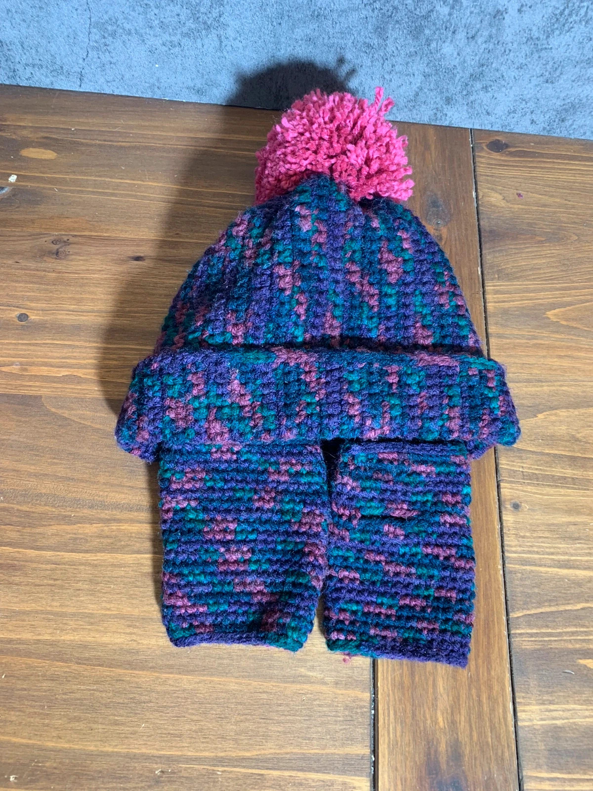Conjunto de gorro y muñequeras de punto | knit hat and wrist warmers set – taille Taille unique 2