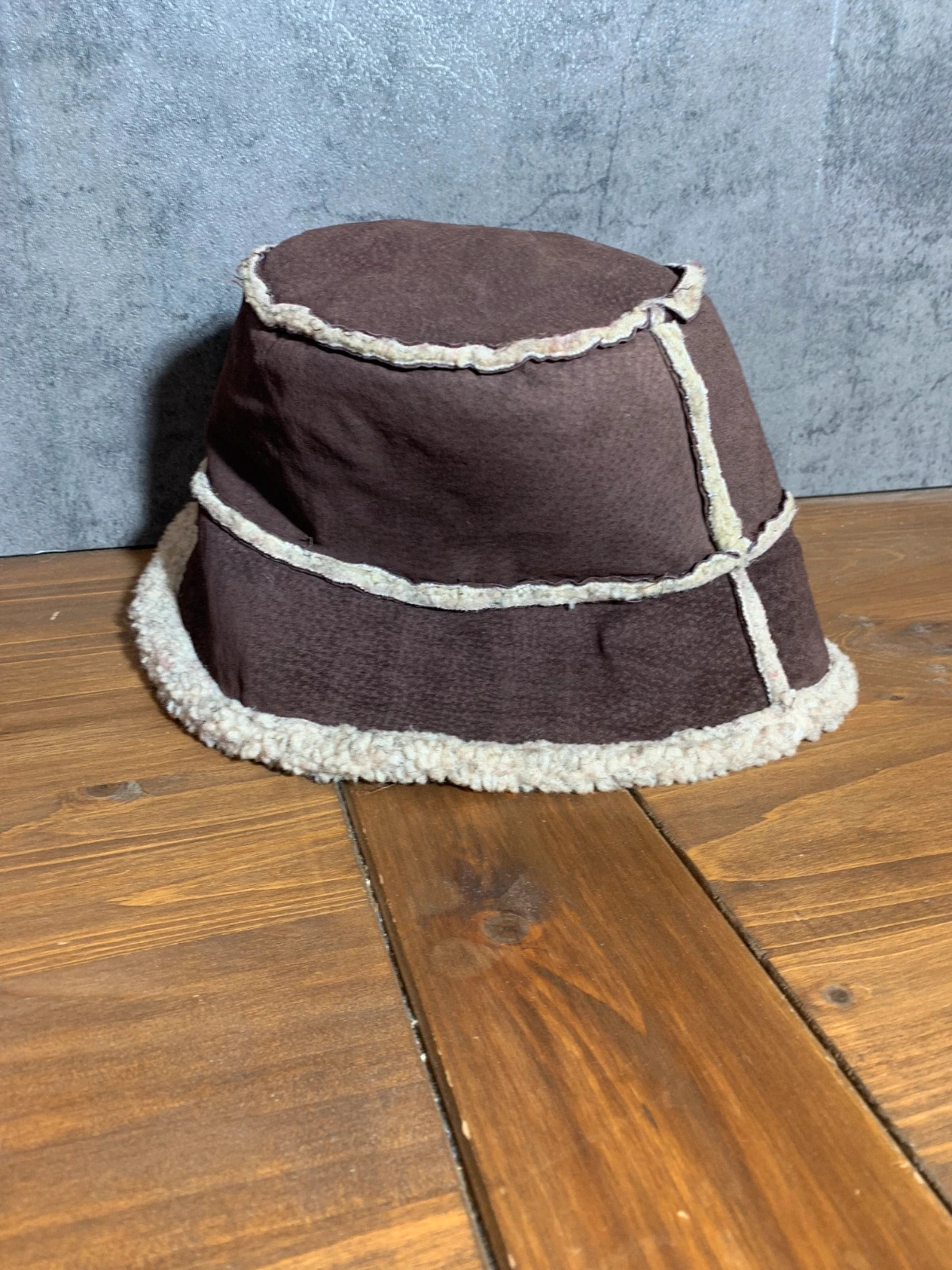 Gorro bombín marrón con detalles beige | Brown bowler hat with beige details | Local – taille Taille unique 3