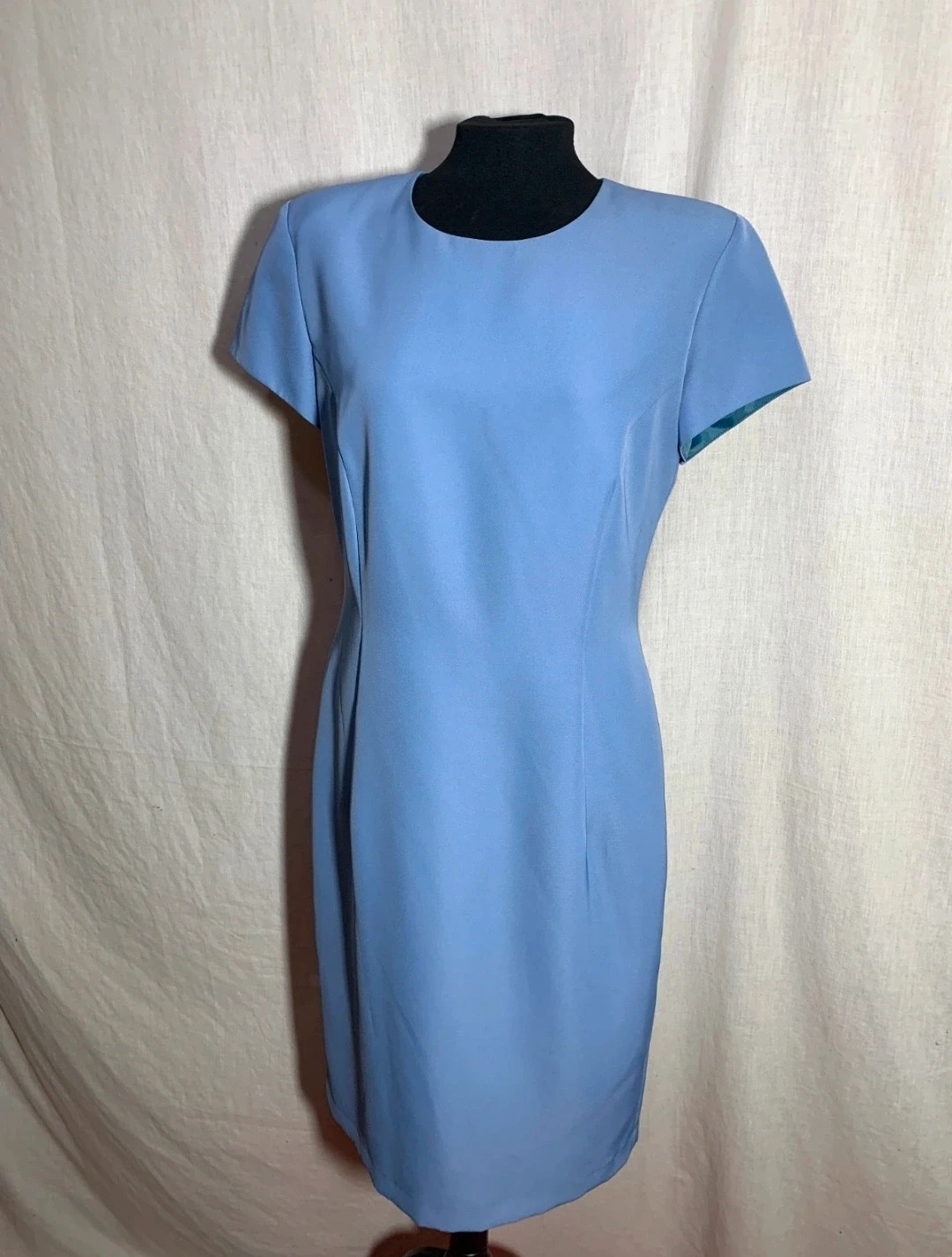 Vestido Formal Azul | Blue Formal Dress – Vintage Dressing – taille L / 40 / 12 2