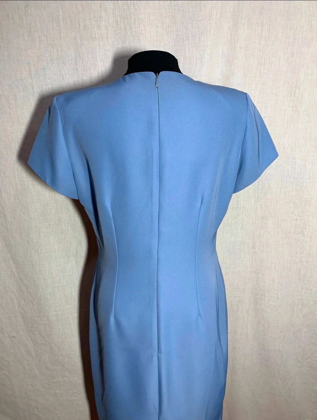 Vestido Formal Azul | Blue Formal Dress – Vintage Dressing – taille L / 40 / 12 3