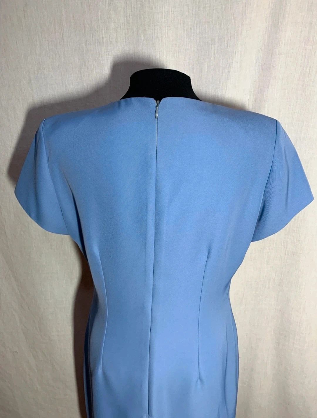 Vestido Formal Azul | Blue Formal Dress – Vintage Dressing – taille L / 40 / 12 4
