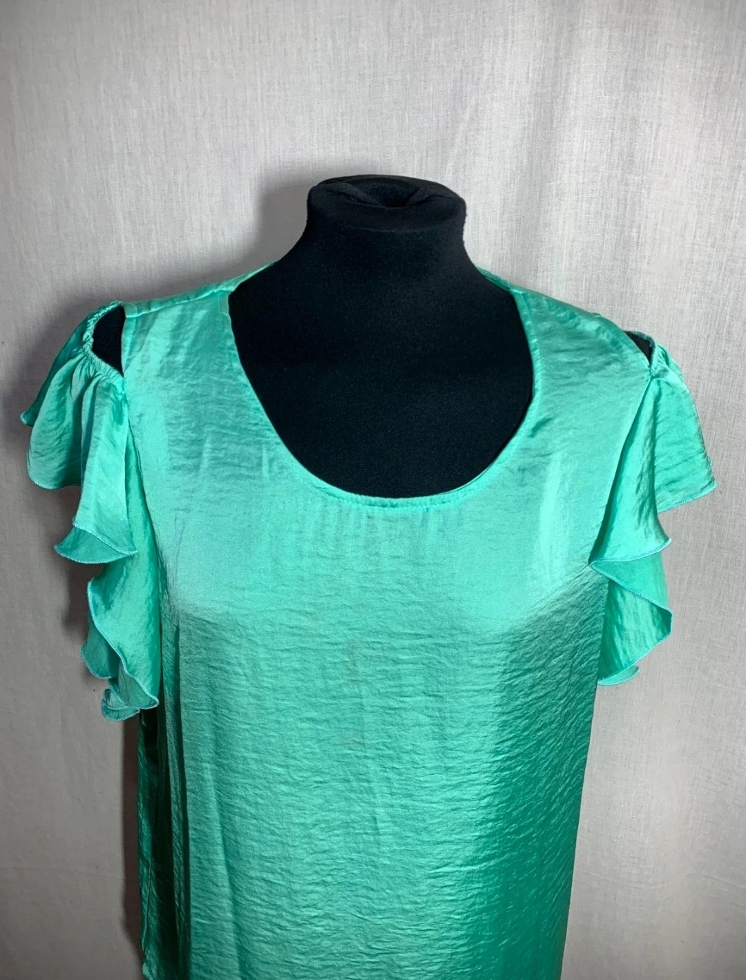 Blusa formal sin mangas turquesa | Turquoise Sleeveless | Ariggido – ARGGIDO – taille XXXL / 46 / 18 2