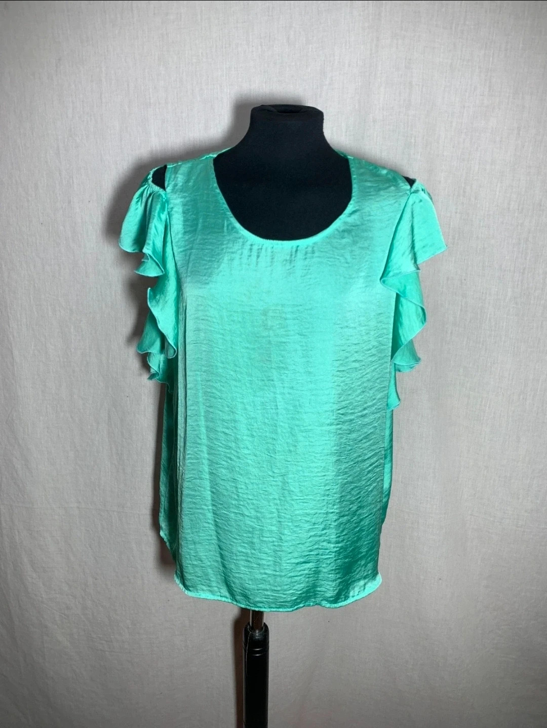 Blusa formal sin mangas turquesa | Turquoise Sleeveless | Ariggido