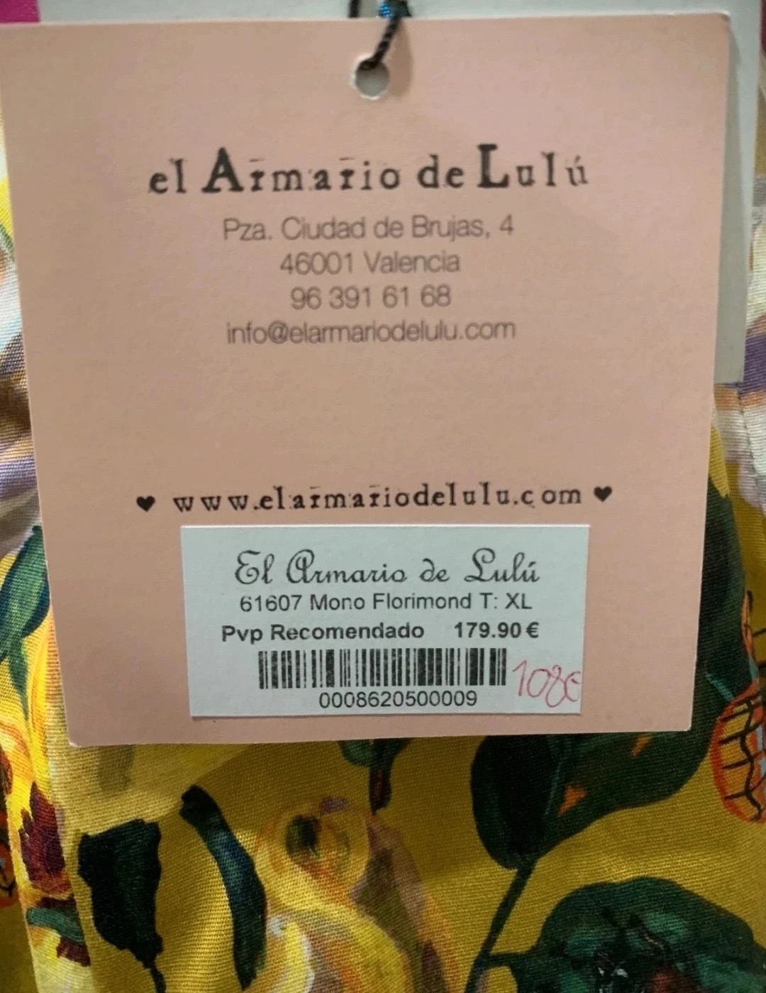Mono corto fiesta amarillo mostaza con estampado floral | Mustard Yellow Floral Print Party Romper – el Armario de Lulú – taille XL / 42 / 14 3