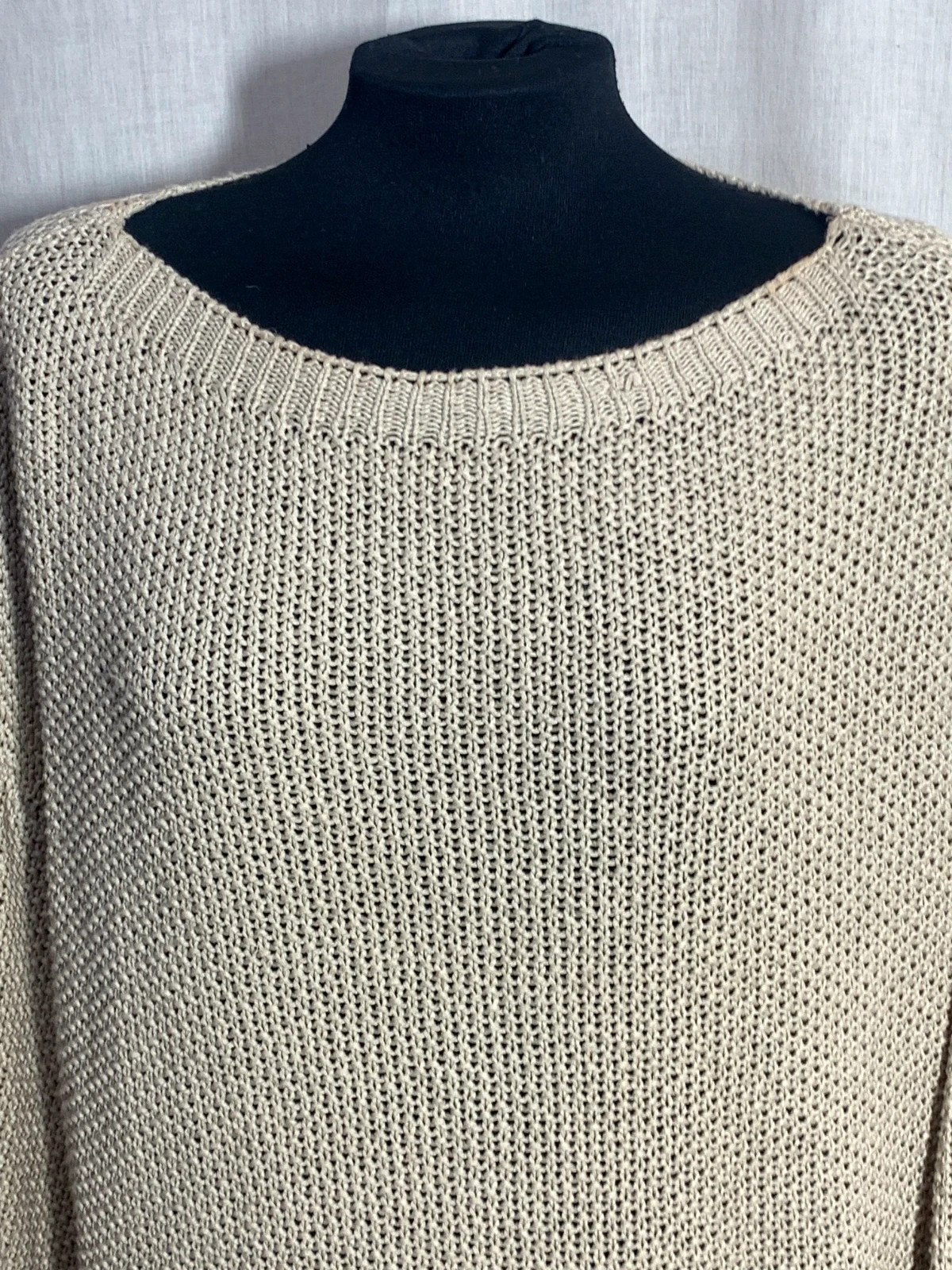 Jersey beige manga caída | Beige drop shoulder sweater – taille L / 40 / 12 4