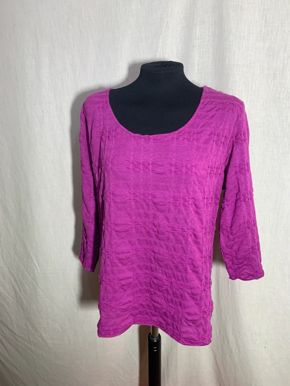 Jersey morado manga 3/4 | Purple 3/4 sleeve sweater – taille XXL / 44 / 16 3