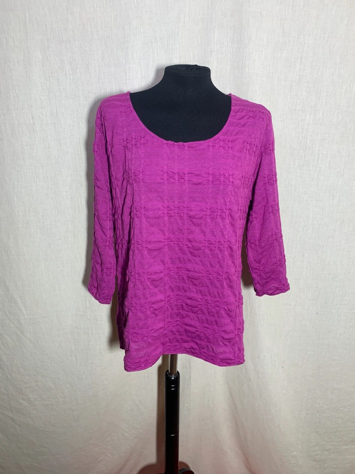 Jersey morado manga 3/4 | Purple 3/4 sleeve sweater – taille XXL / 44 / 16