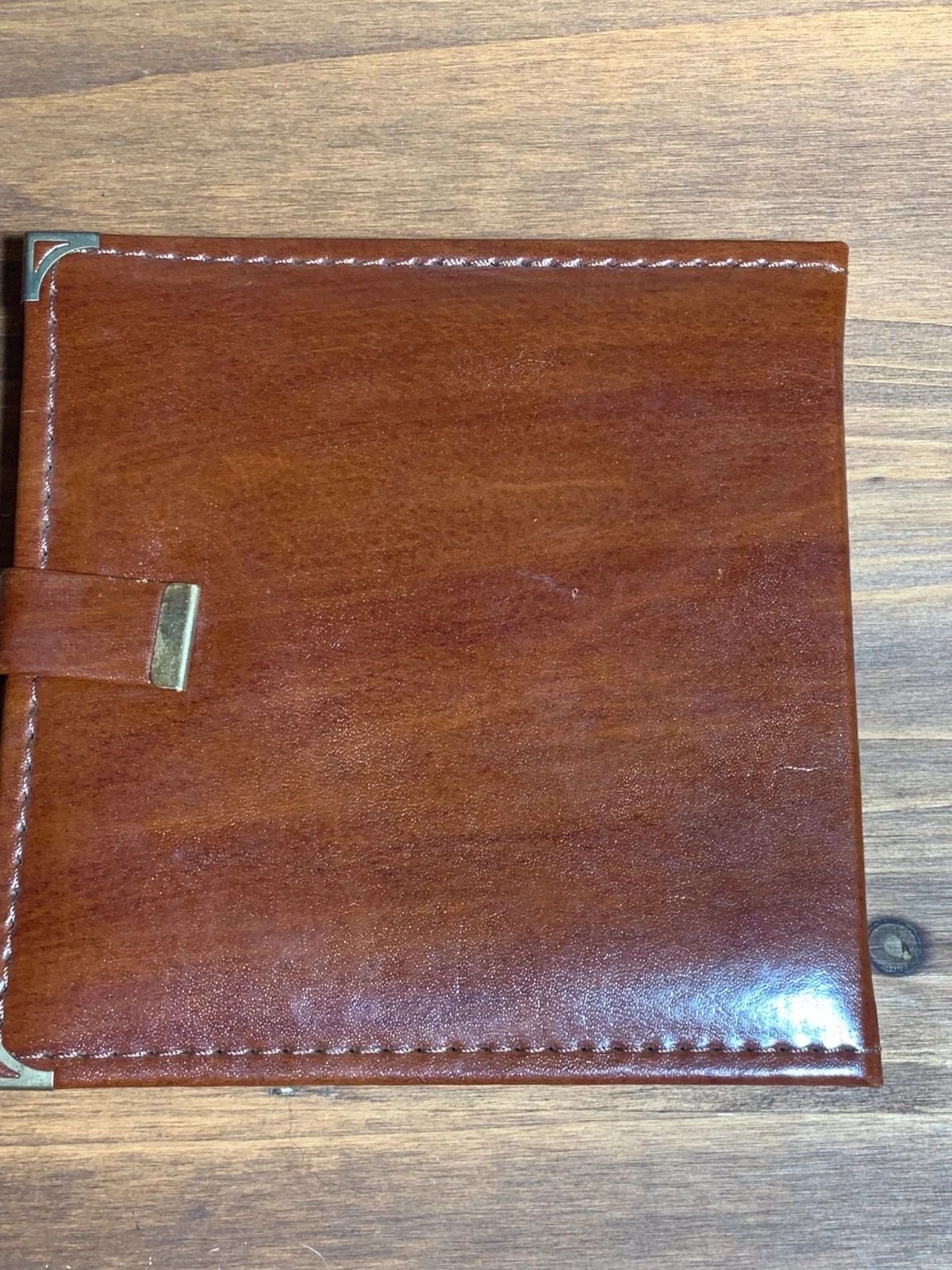 Estuche Cartera para CDs de Cuero Marrón | Leather CD Holder Case 2