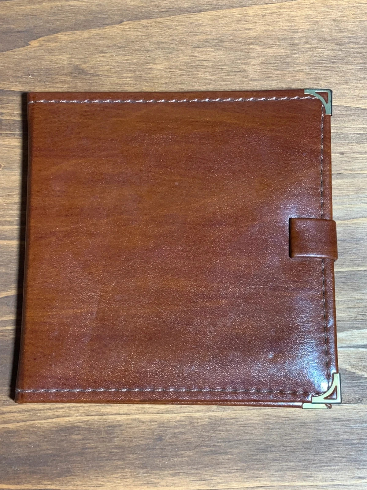 Estuche Cartera para CDs de Cuero Marrón | Leather CD Holder Case 3
