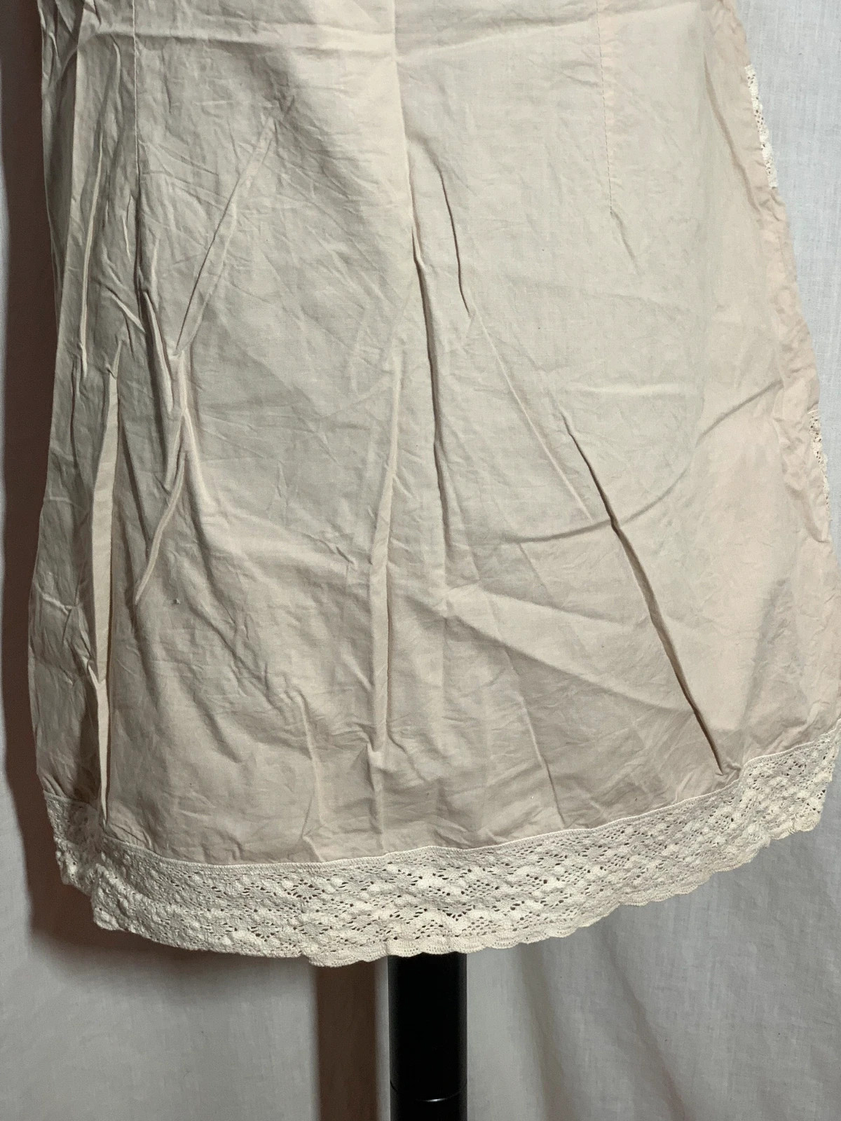 Vestido Beige con Encaje de Algodón | Beige Cotton Lace Dress | Precchio Colors Concept – Precchio – taille XXXL / 46 / 18 5