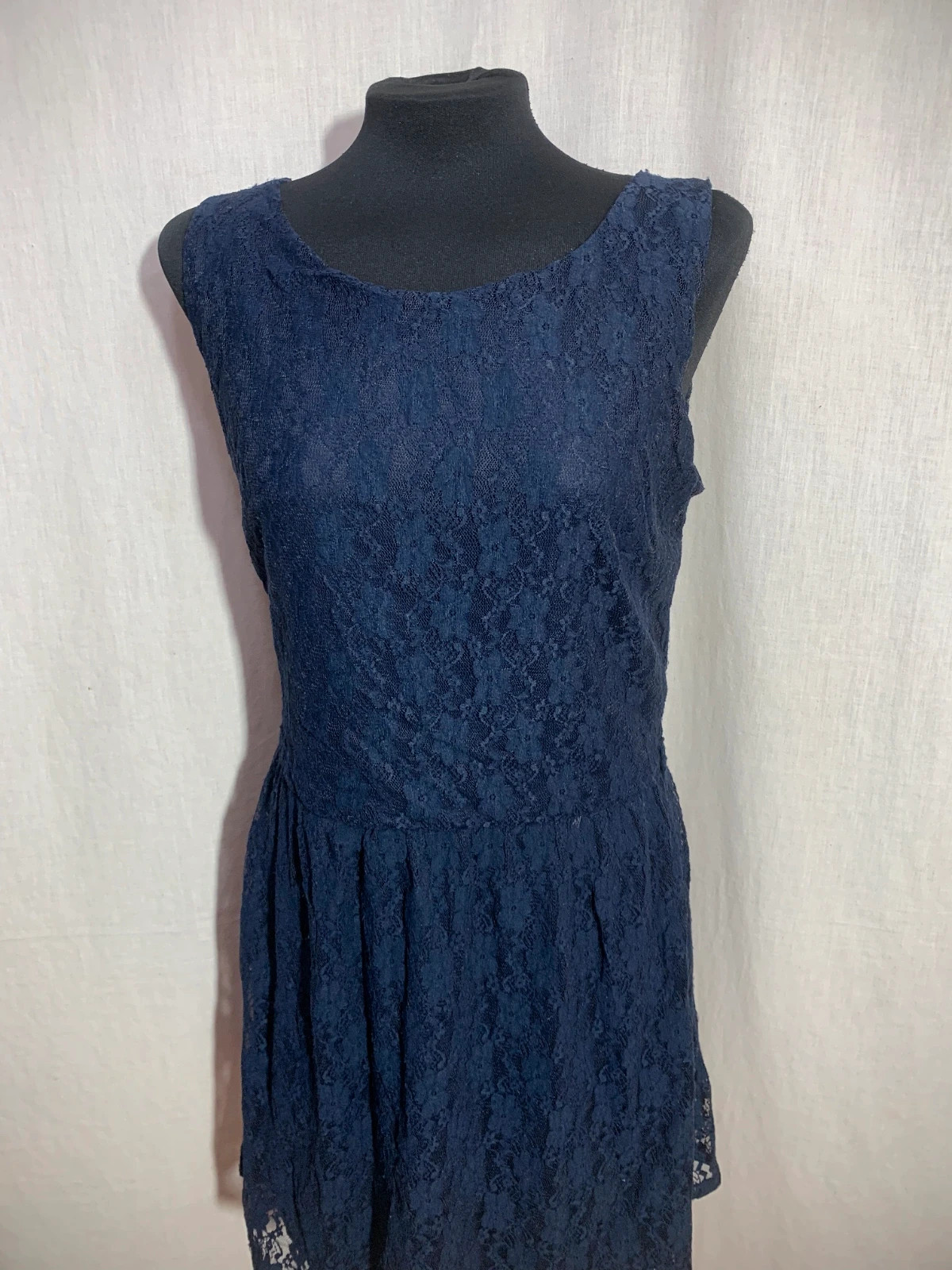 Vestido de Encaje Azul Marino | Navy Blue Lace Dress | Easy Wear – Easy Wear – taille XL / 42 / 14 2