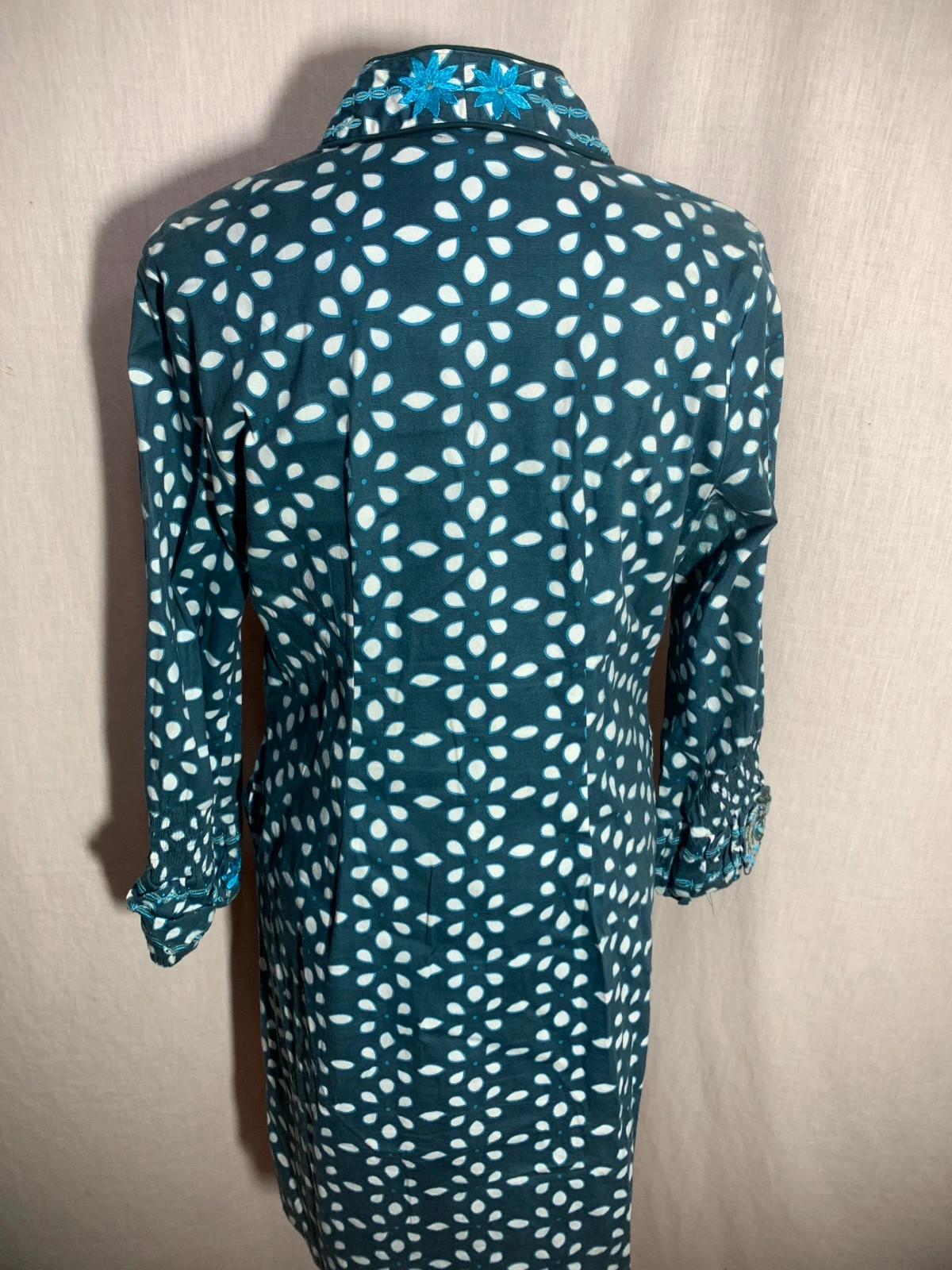 Vestido Estampado Étnico con Bordados | Ethnic Print Embroidered Dress | Almatrichi – Almatrichi – taille XL / 42 / 14 3
