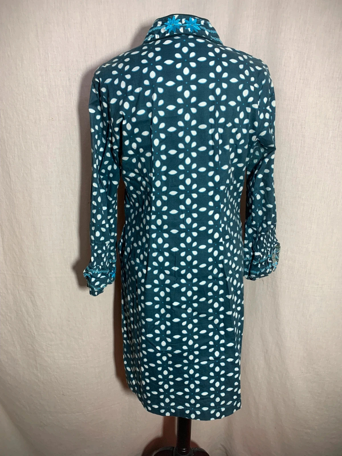 Vestido Estampado Étnico con Bordados | Ethnic Print Embroidered Dress | Almatrichi – Almatrichi – taille XL / 42 / 14 5
