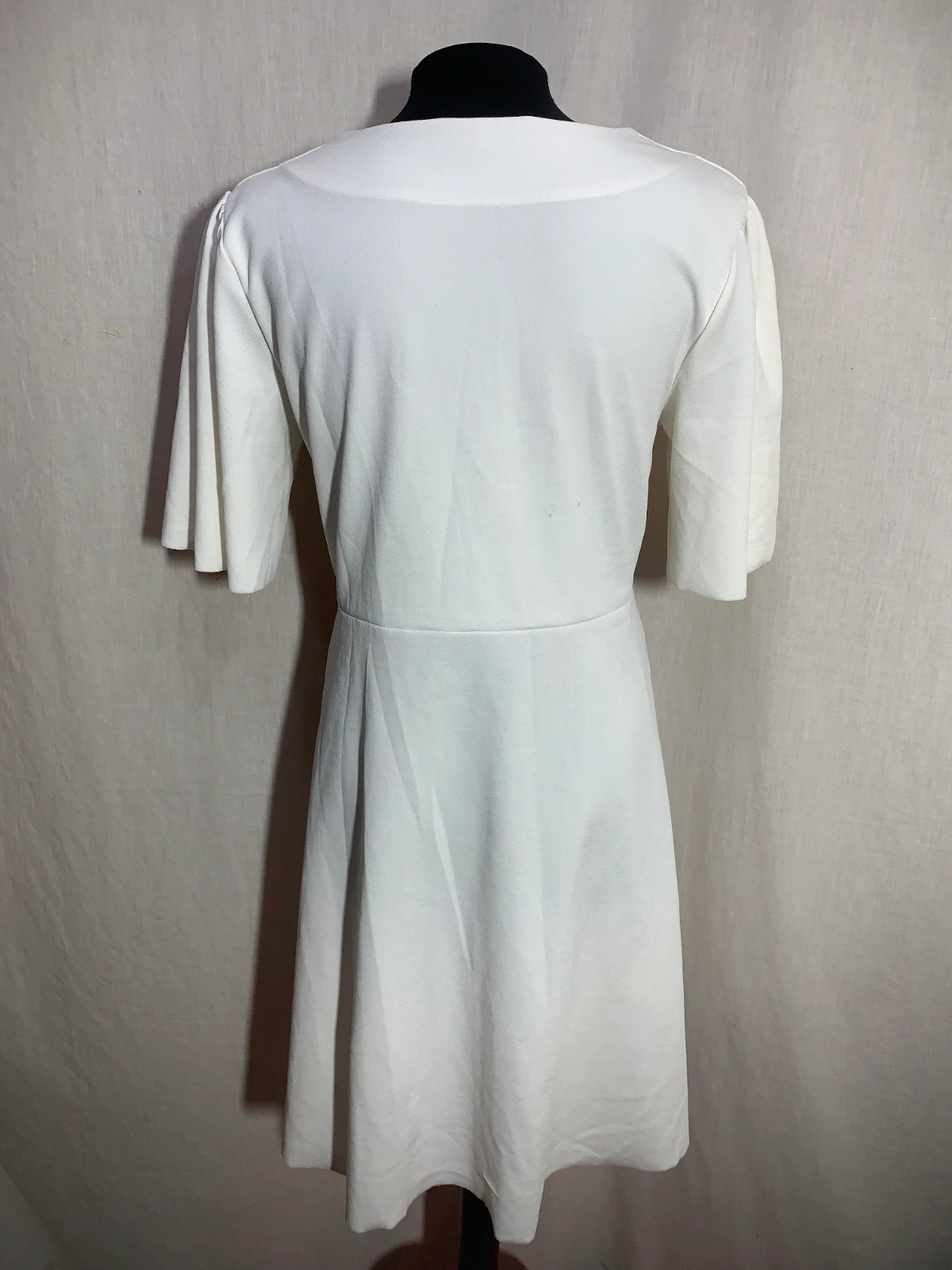 Vestido Blanco Cruzado | White Wrap Dress | Formula Joven – Fórmula Joven – taille L / 40 / 12 2