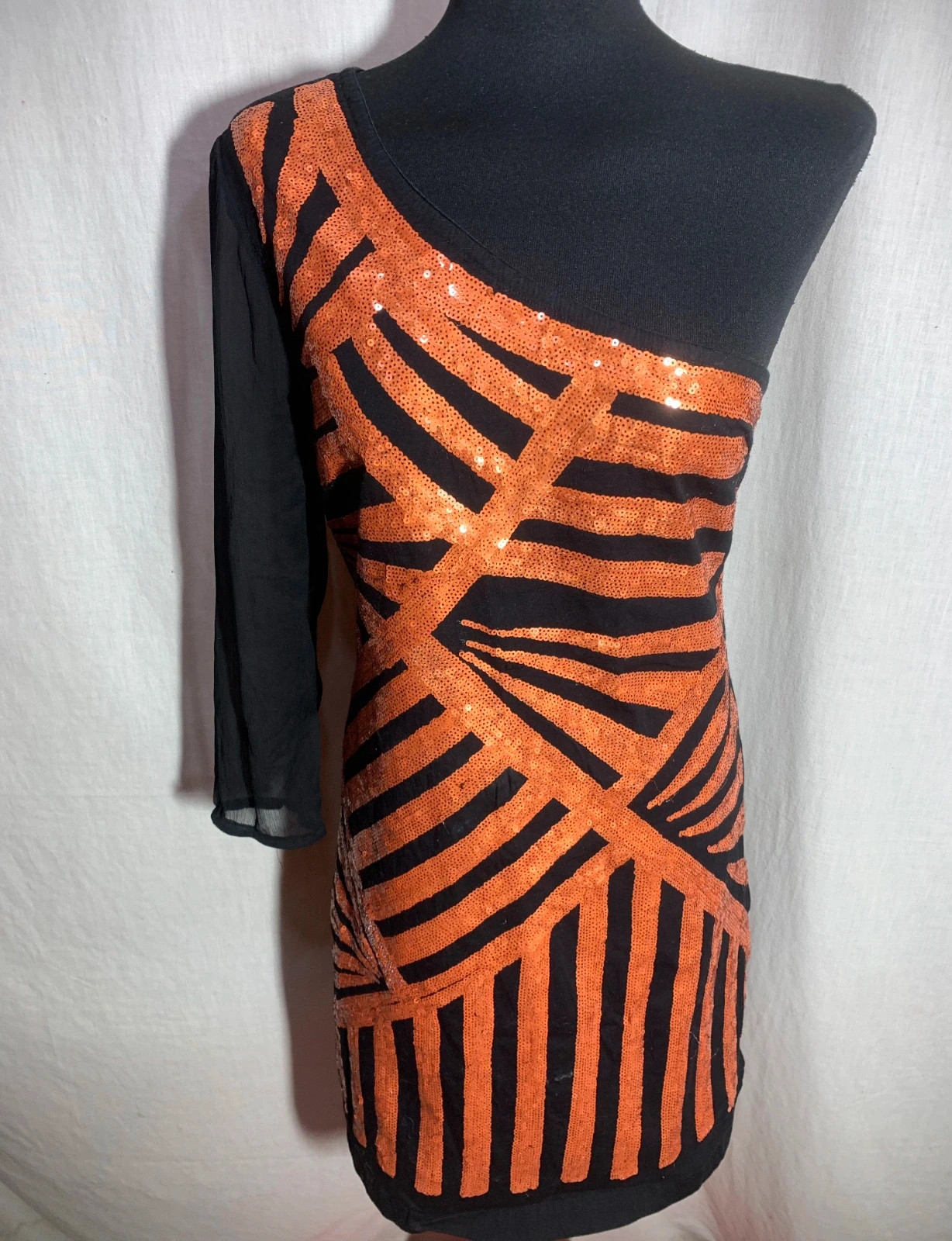 Vestido Negro con Lentejuelas | Black Sequin Dress | Almatrichi – Almatrichi – taille L / 40 / 12 3