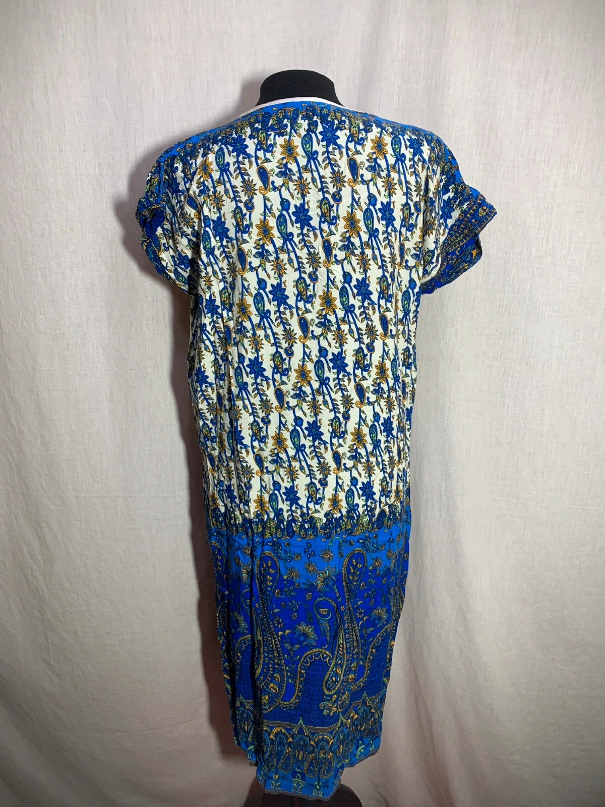 Vestido Largo Estampado Paisley | Paisley Print Maxi Dress – Shein – taille XXL / 44 / 16 4
