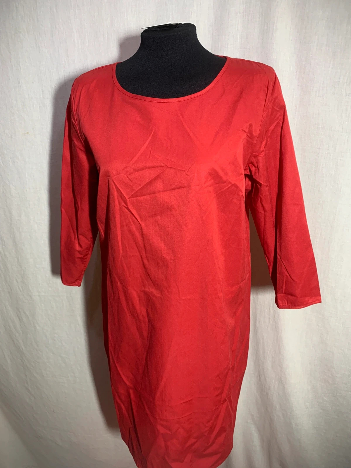 Vestido Rojo Manga 3/4 | Red 3/4 Sleeve Dress | Riverside – Riverside – taille XL / 42 / 14 3