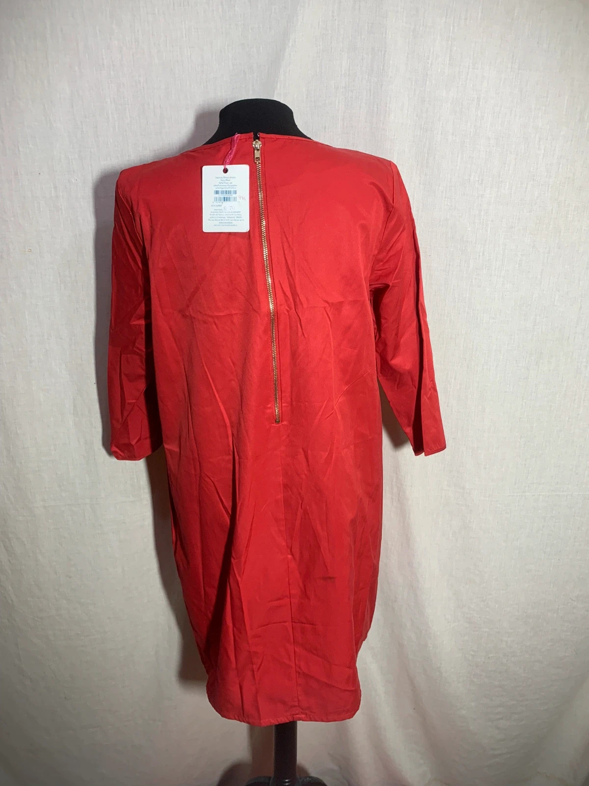 Vestido Rojo Manga 3/4 | Red 3/4 Sleeve Dress | Riverside – Riverside – taille XL / 42 / 14 2