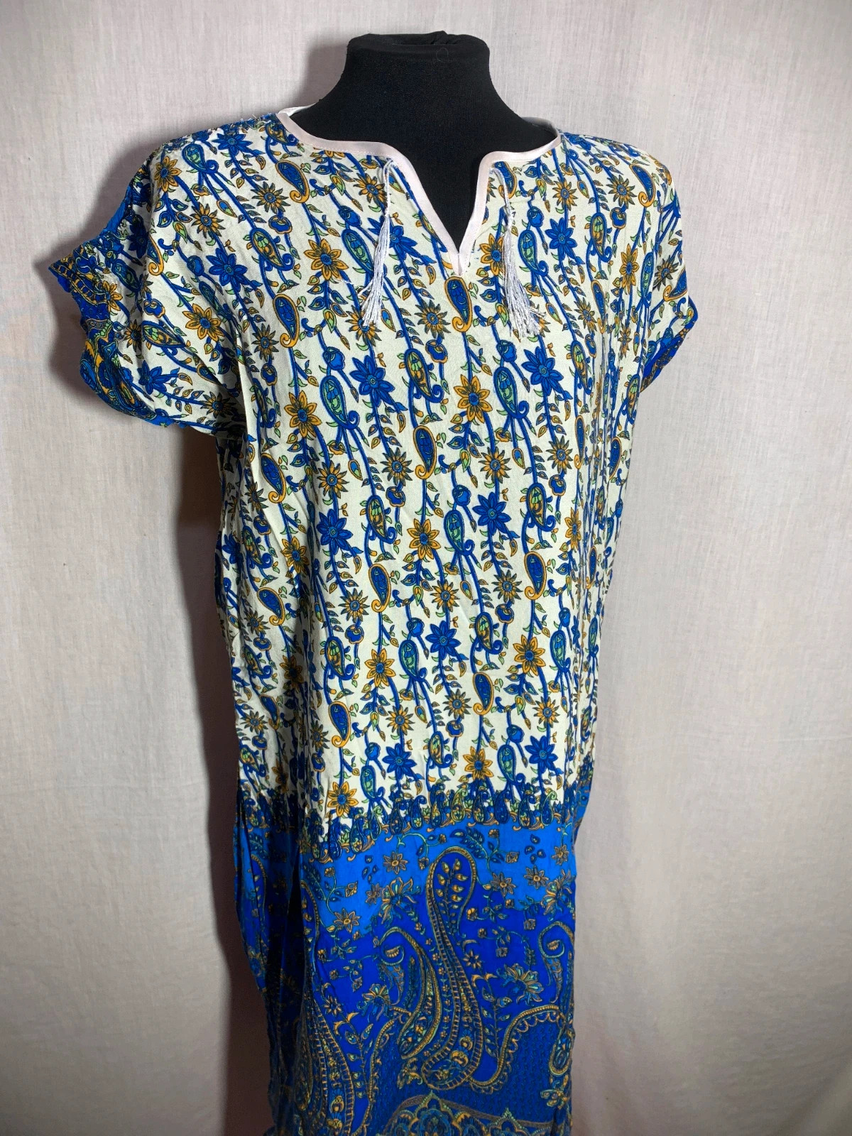 Vestido Largo Estampado Paisley | Paisley Print Maxi Dress – Shein – taille XXL / 44 / 16 5