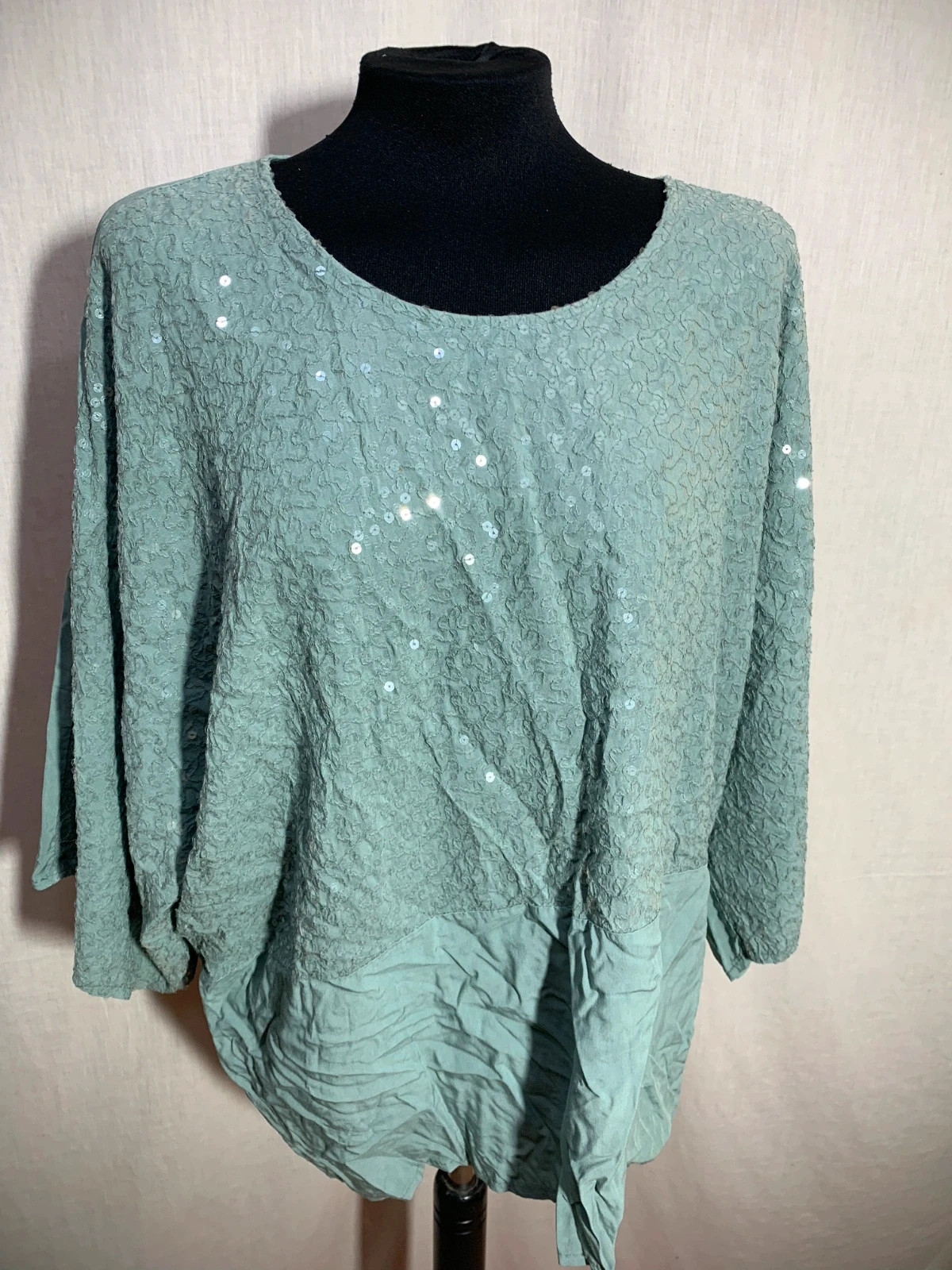 Blusa Verde Azulada | Teal Blouse | Local – taille L / 40 / 12 5