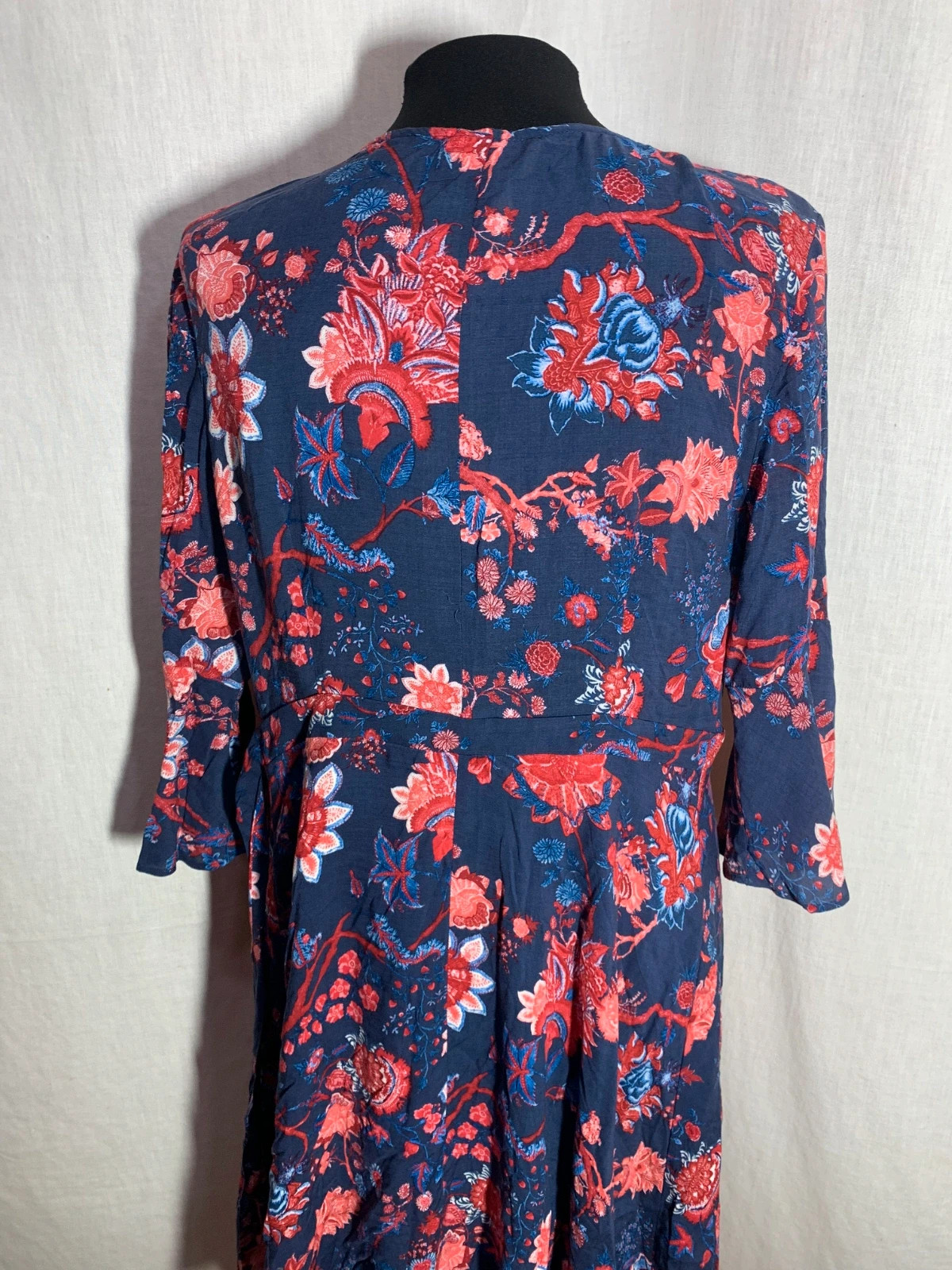 Kimono Largo Estampado Floral | Floral Print Long Kimono | Springfield – Springfield – taille L / 40 / 12 5