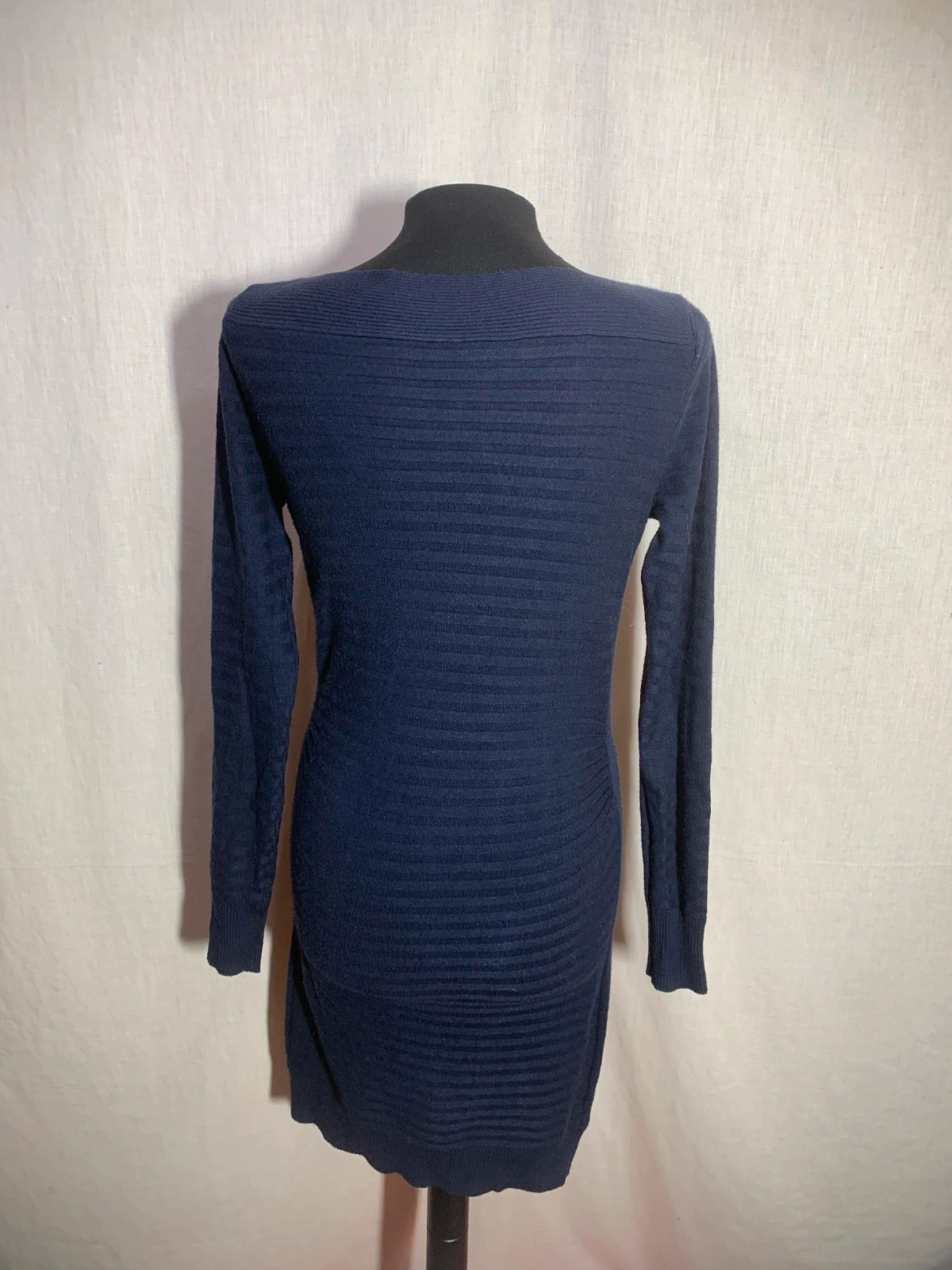 Vestido Punto Azul Marino | Navy Blue Knit Dress | Just be you – Just Be You – taille L / 40 / 12 2