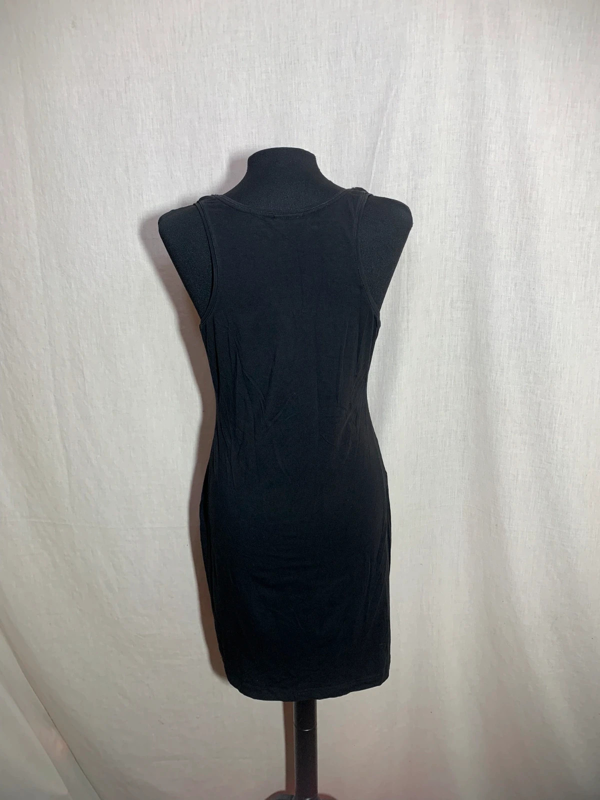 Vestido Negro Sin Mangas de Corte Recto | Black Sleeveless Dress | H&M – H&M – taille XL / 42 / 14 3