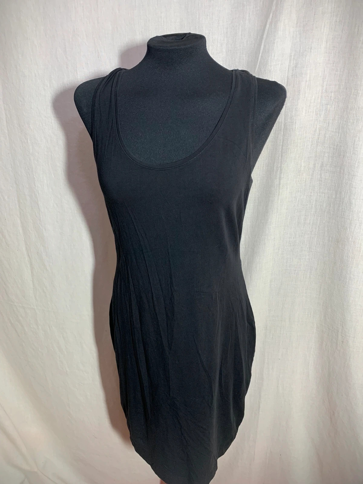 Vestido Negro Sin Mangas de Corte Recto | Black Sleeveless Dress | H&M – H&M – taille XL / 42 / 14 5