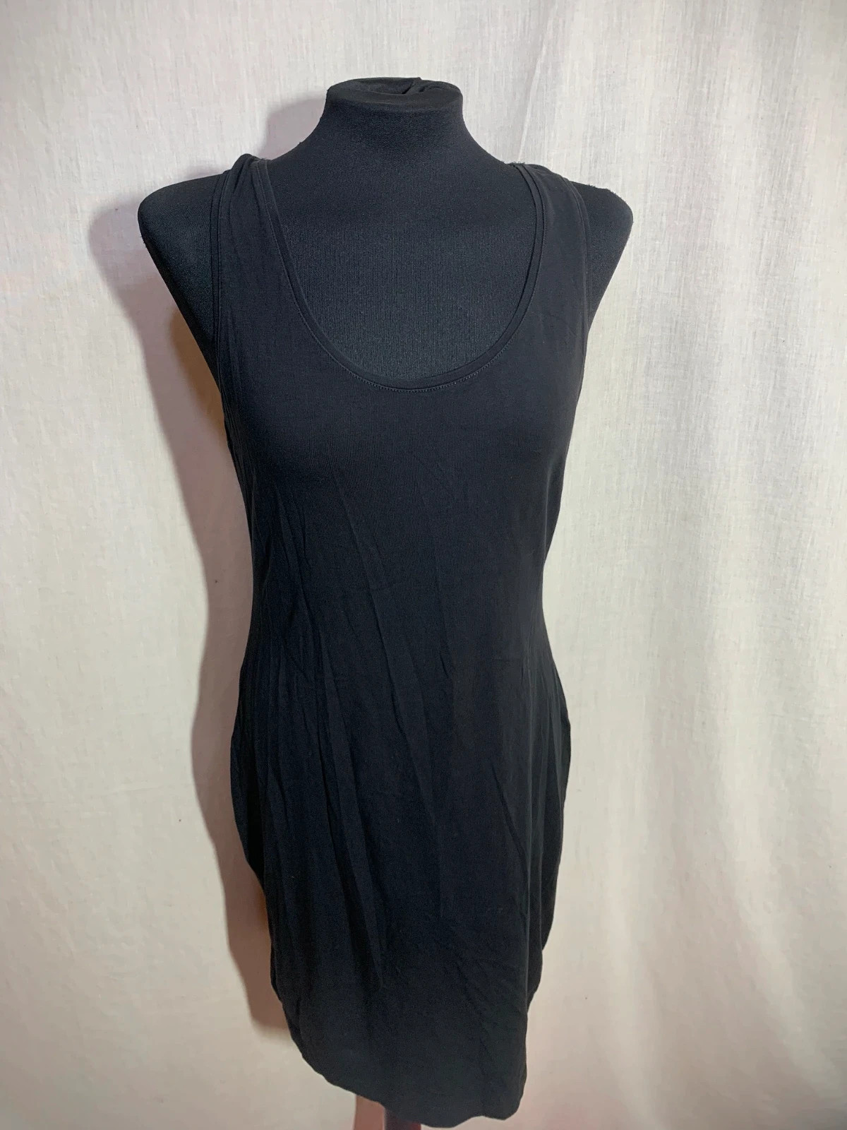 Vestido Negro Sin Mangas de Corte Recto | Black Sleeveless Dress | H&M – H&M – taille XL / 42 / 14 2