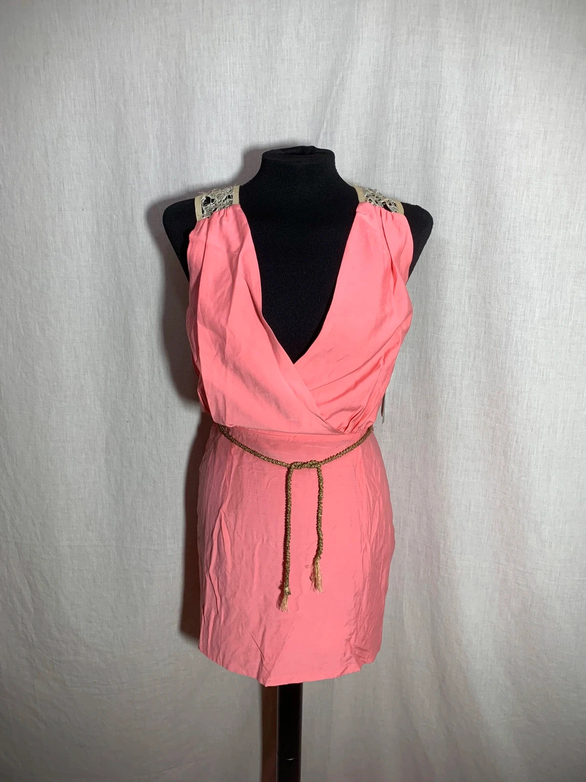 Vestido Rosa Coral con Espalda de Encaje Cruzada | Coral Pink Dress | El Armario de Lulú – el Armario de Lulú – taille S / 36 / 8 2