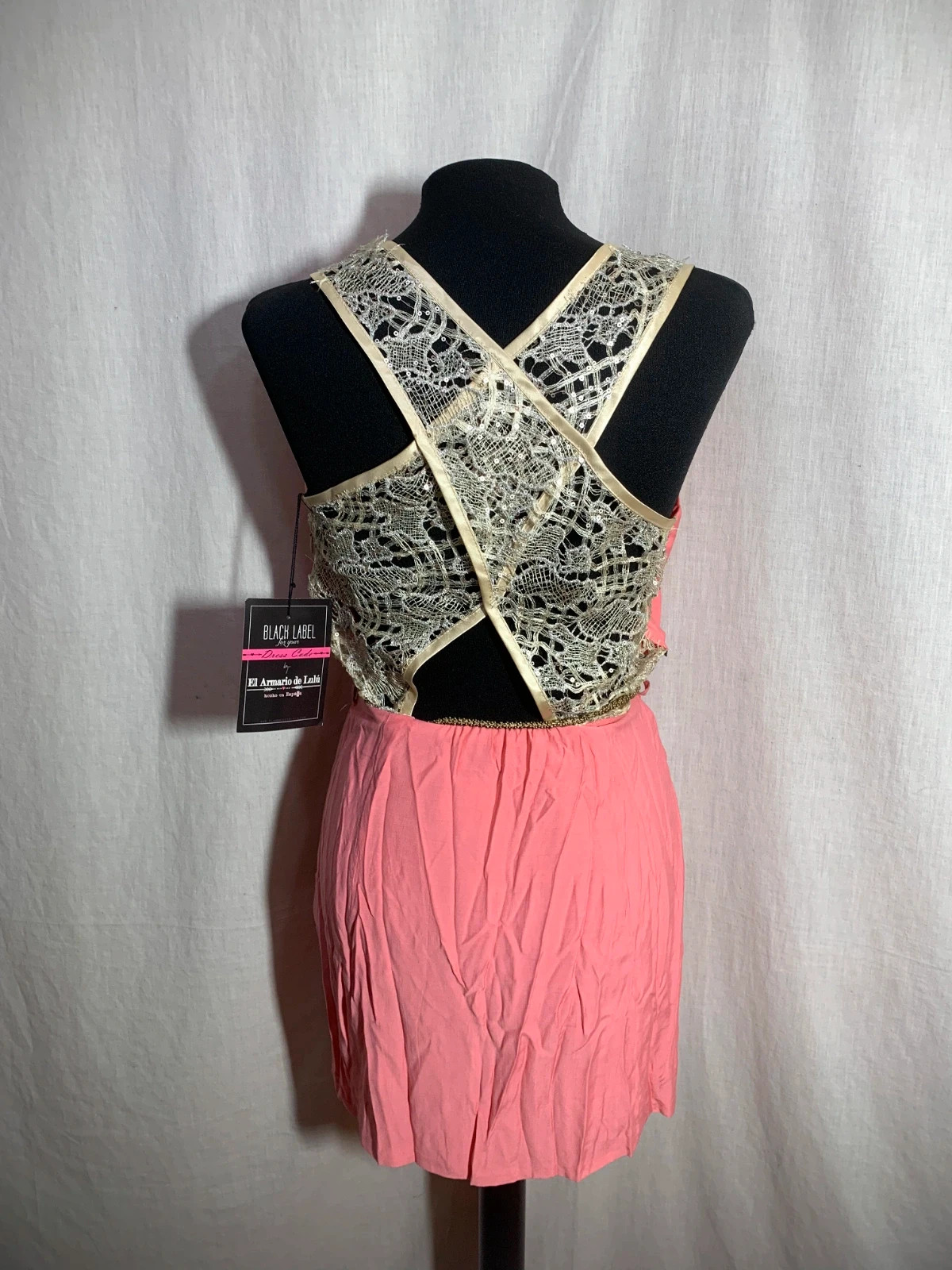 Vestido Rosa Coral con Espalda de Encaje Cruzada | Coral Pink Dress | El Armario de Lulú – el Armario de Lulú – taille S / 36 / 8 4