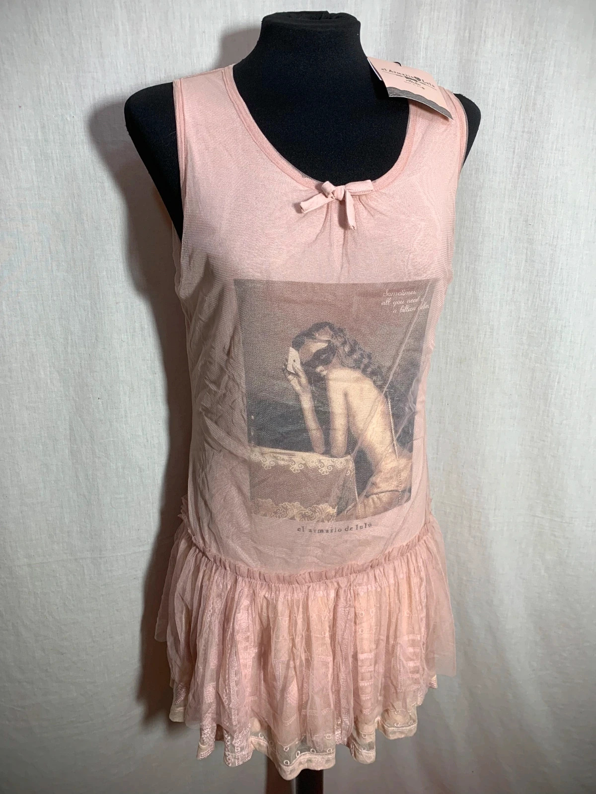 Vestido Rosa Claro Sin Mangas con Volante | Light Pink Sleeveless Dress | Él Armario de Lulu – el Armario de Lulú – taille M / 38 / 10 4
