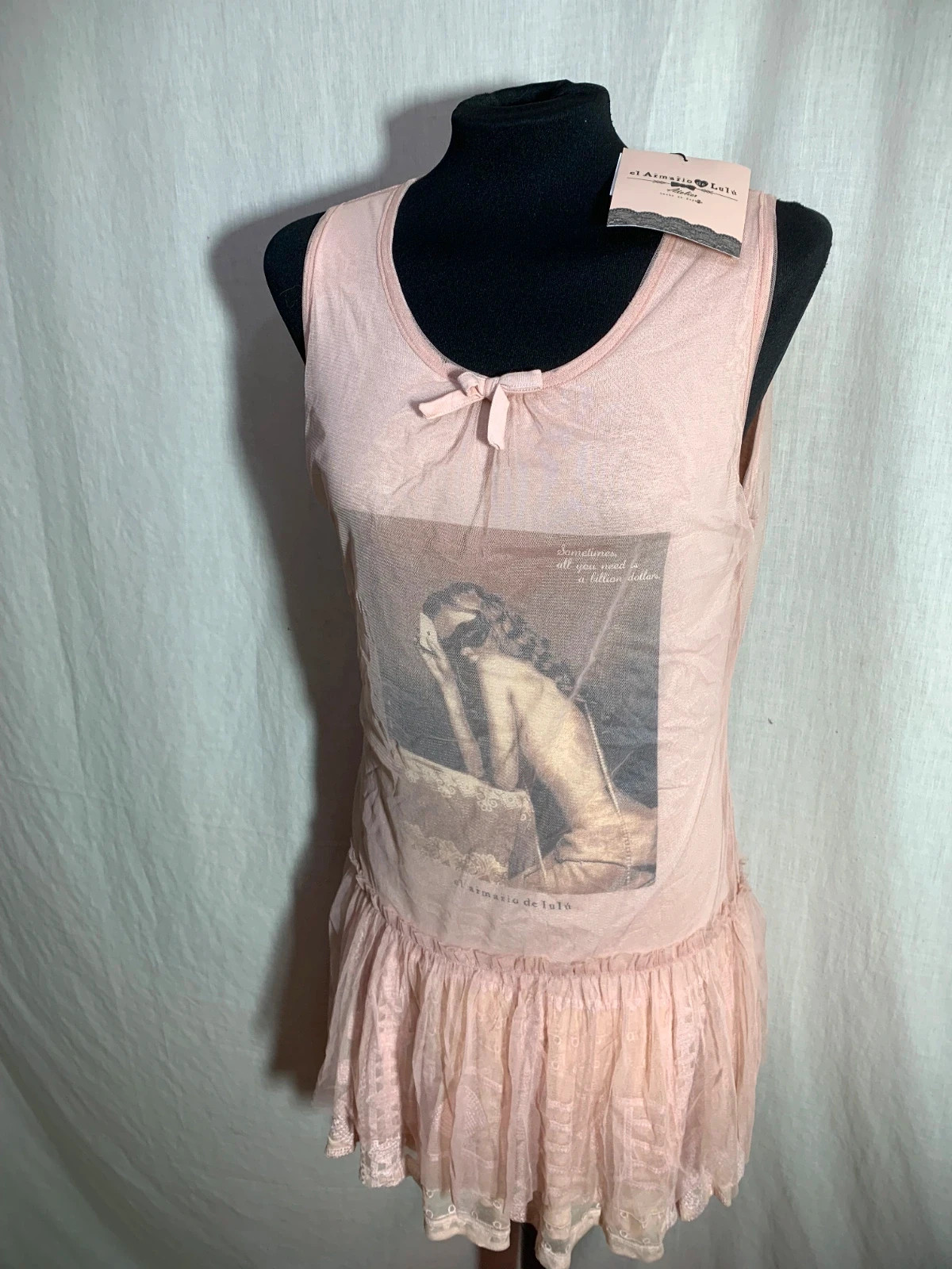 Vestido Rosa Claro Sin Mangas con Volante | Light Pink Sleeveless Dress | Él Armario de Lulu – el Armario de Lulú – taille M / 38 / 10 3