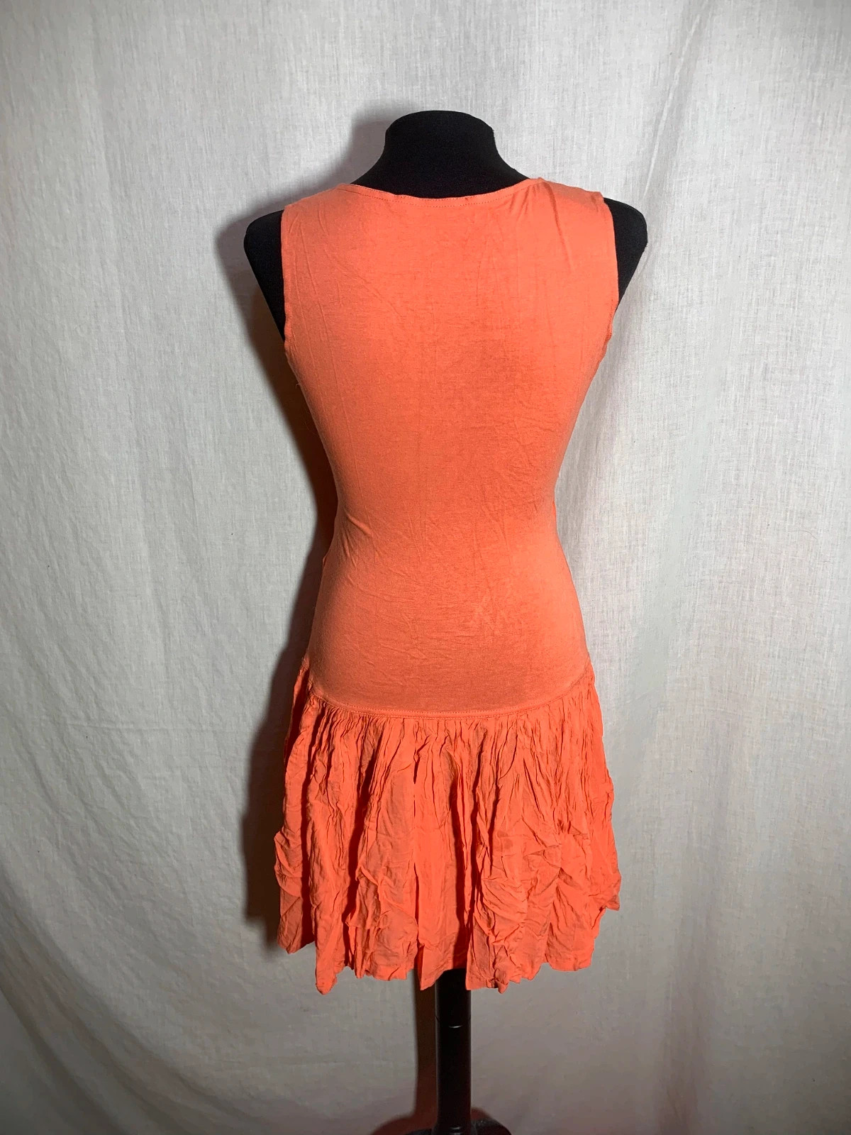 Vestido Corto Naranja Cruzado con Volante | Orange Wrap Mini Dress | Paul Brial – Paul Brial – taille M / 38 / 10 2
