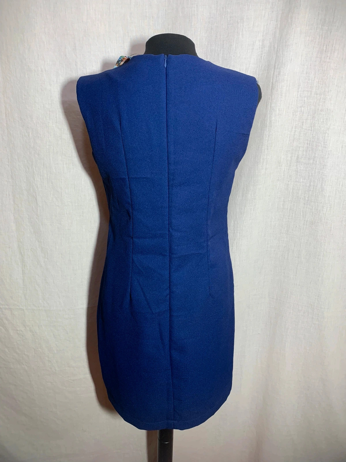 Vestido Azul Sin Mangas con Detalles Turquesa | Blue Sleeveless Dress | Akino Laude – AKINO LAUDE – taille M / 38 / 10 3