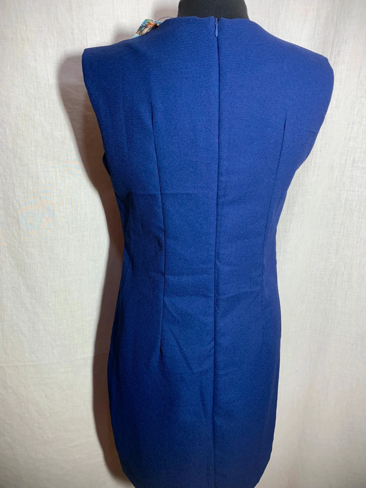 Vestido Azul Sin Mangas con Detalles Turquesa | Blue Sleeveless Dress | Akino Laude – AKINO LAUDE – taille M / 38 / 10 4