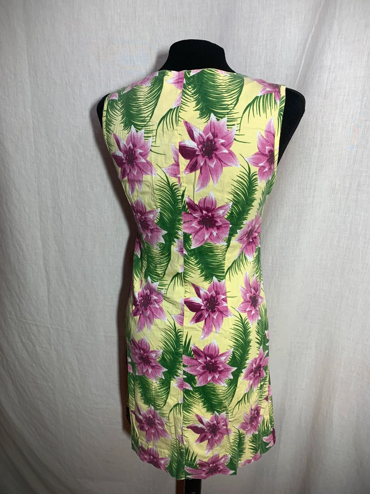 Vestido Estampado Floral Sin Mangas con Escote Bordado | Floral Sleeveless Dress | Almatrichi – Almatrichi – taille M / 38 / 10 5
