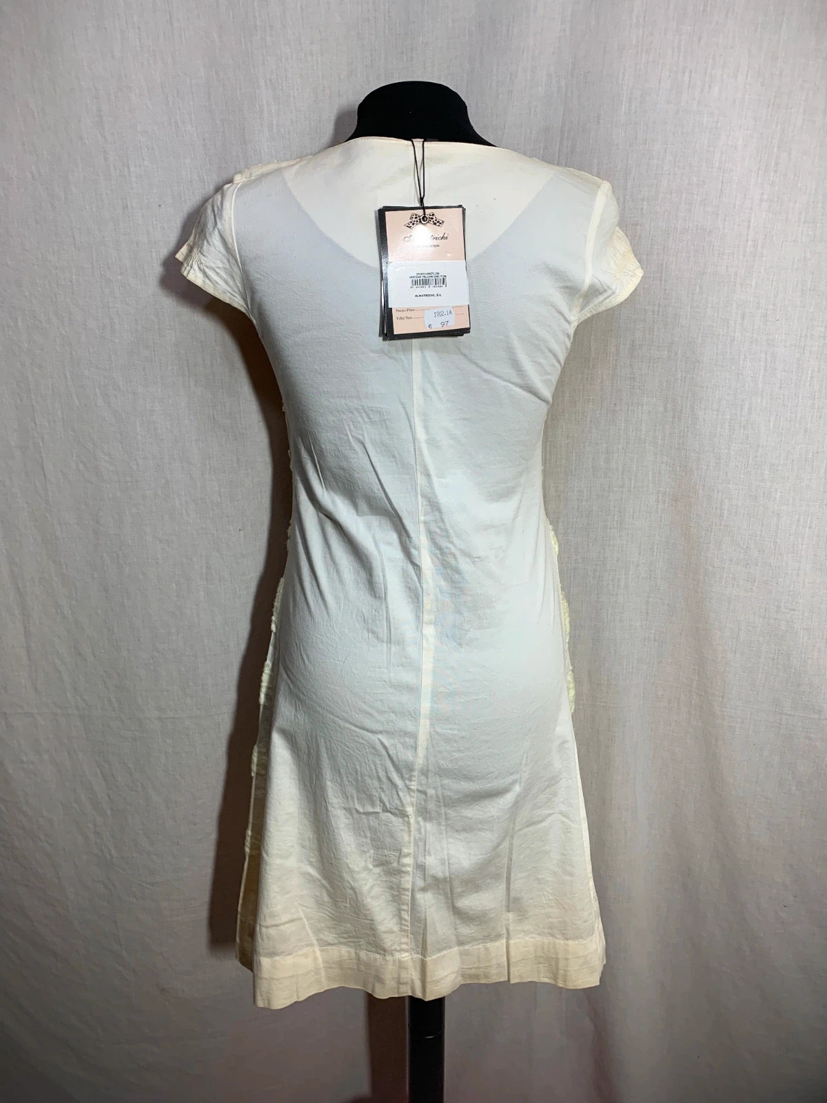 Vestido Estampado Geométrico Beige y Verde | Beige & Green Geometric Dress | Almatrichi – Almatrichi – taille S / 36 / 8 4
